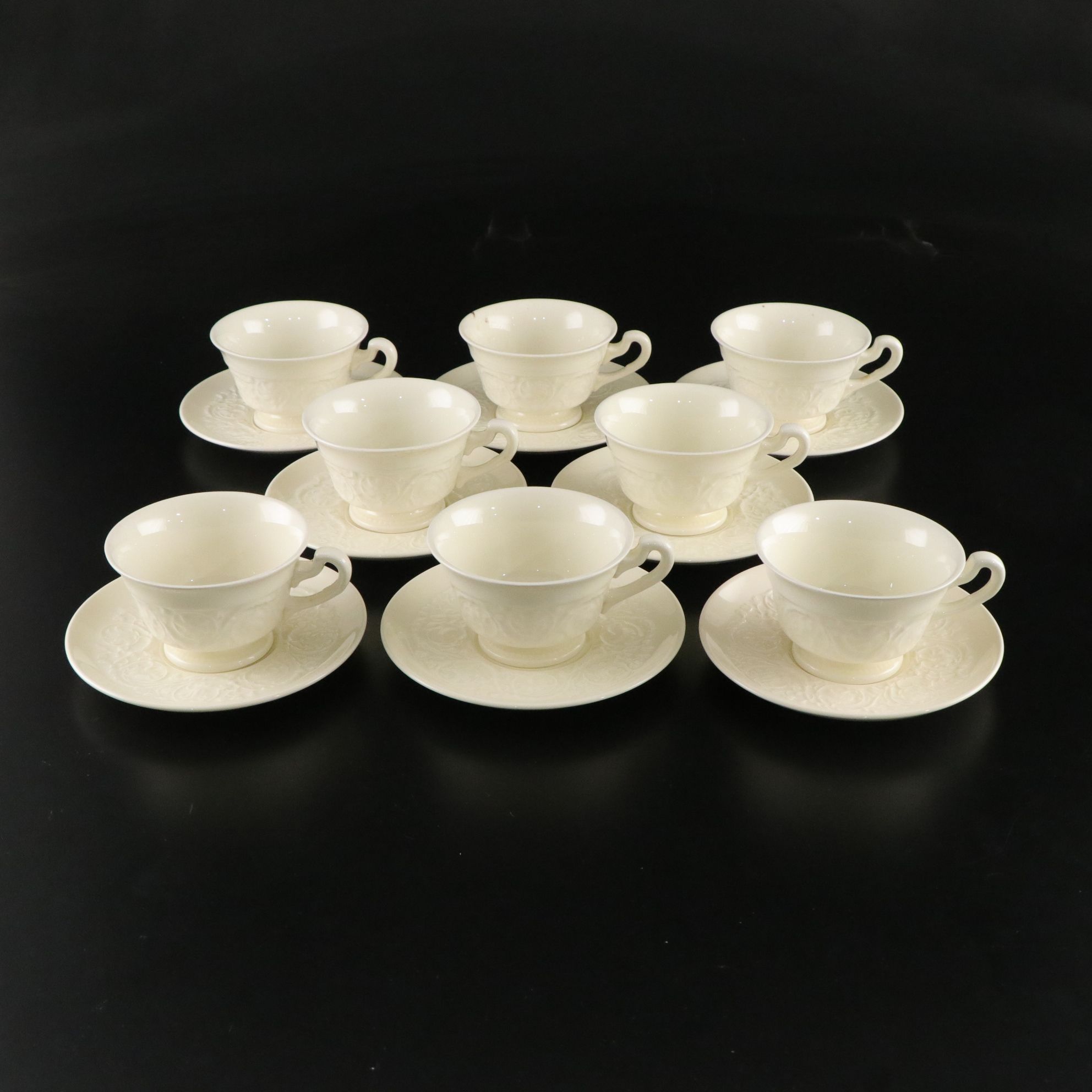 Wedgwood "Patrician" Dinnerware Set for Eight with Serving Pieces