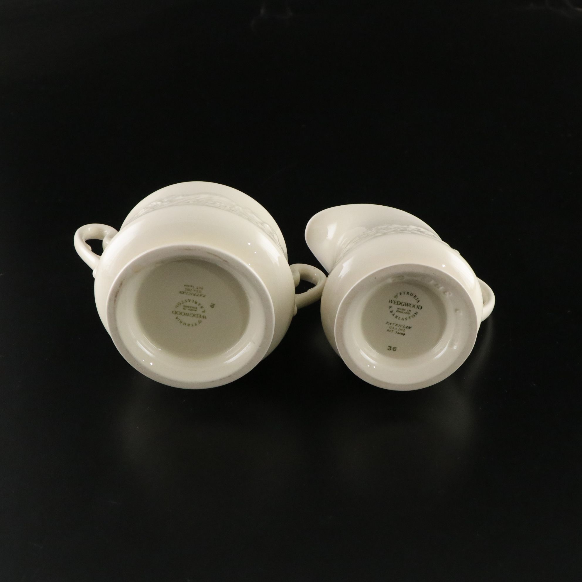 Wedgwood "Patrician" Dinnerware Set for Eight with Serving Pieces