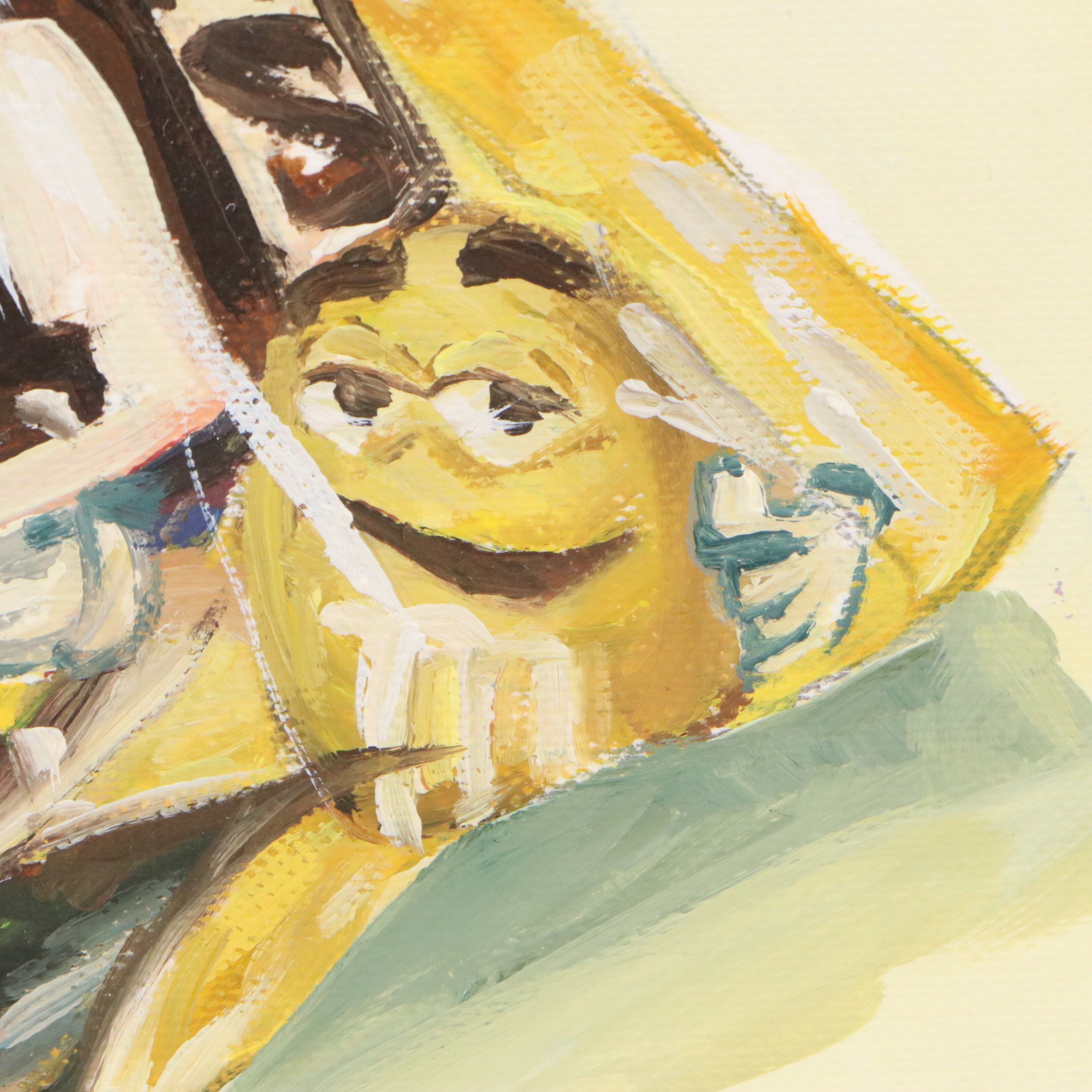 Brittany Presley Still Life Oil Painting of Peanut M&M's, 2026