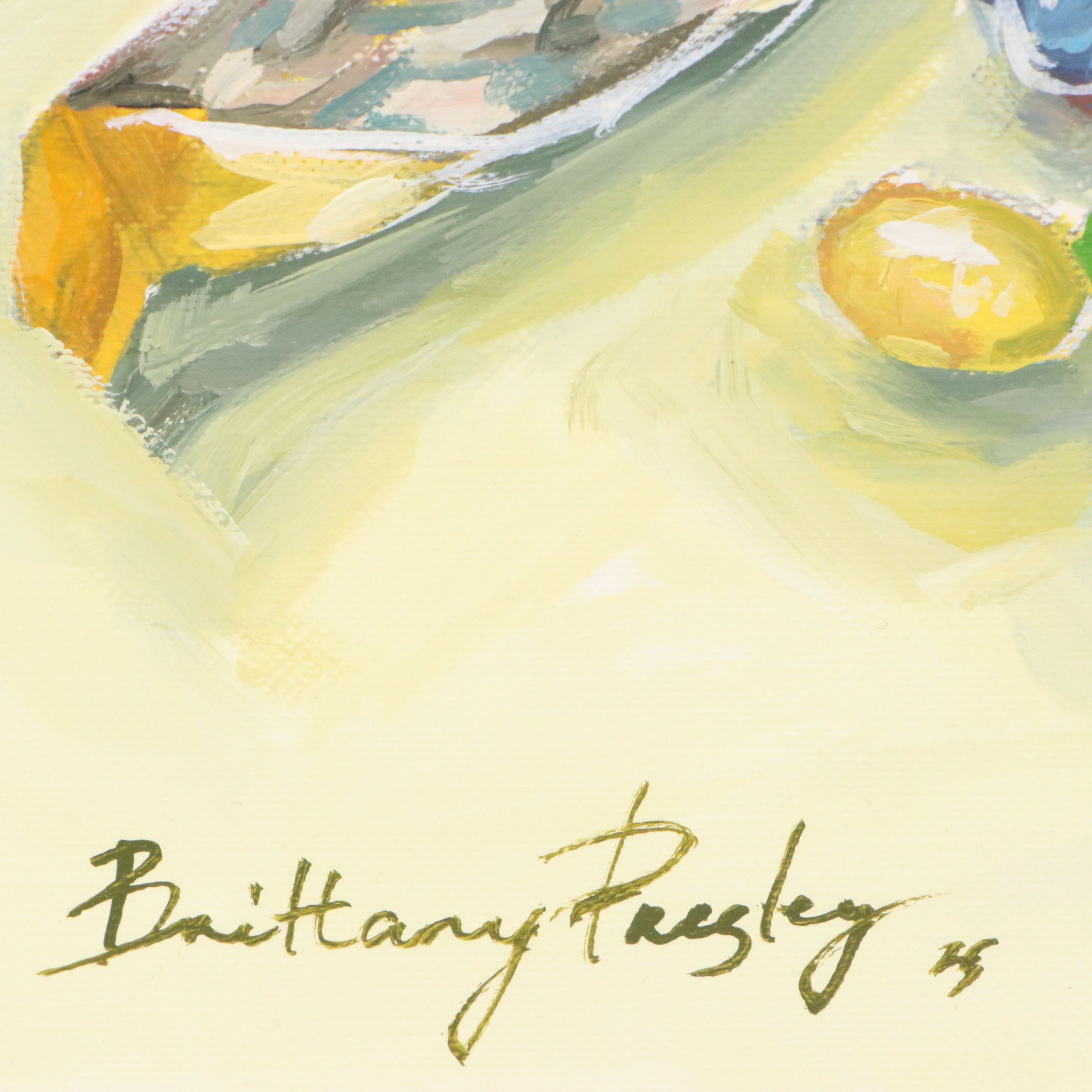 Brittany Presley Still Life Oil Painting of Peanut M&M's, 2026