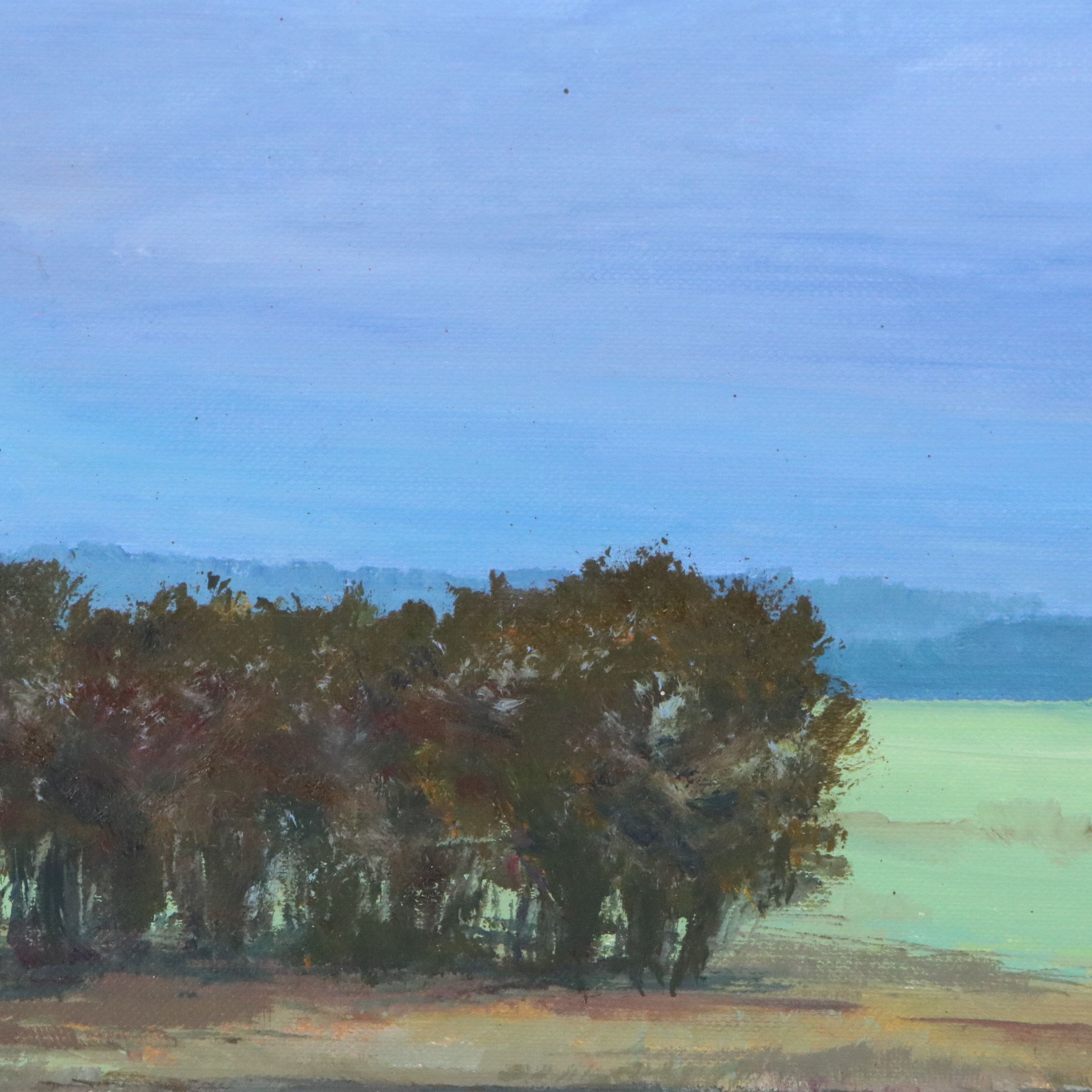 Kathleen Campbell Oil Painting of Mountain Landscape, 2025