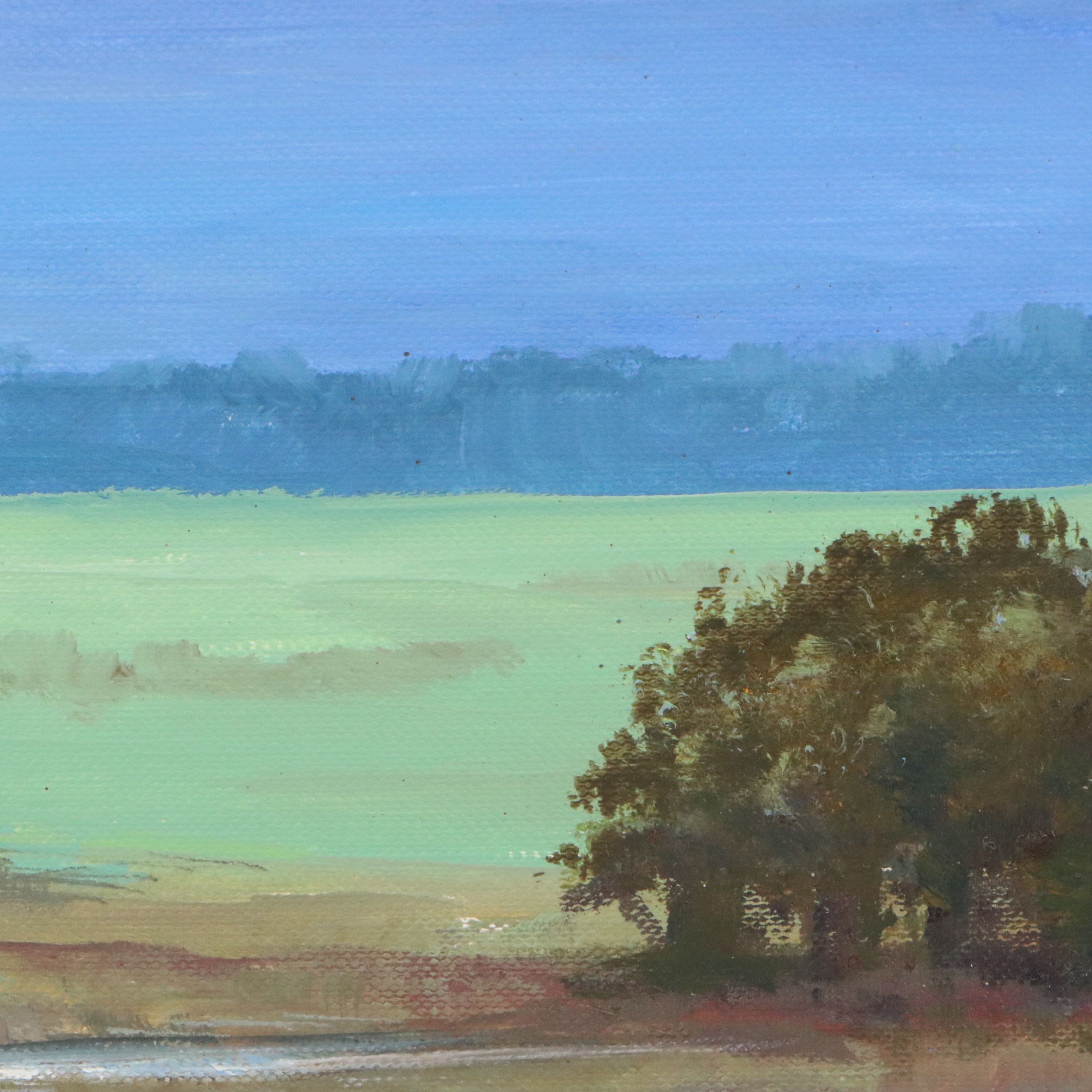 Kathleen Campbell Oil Painting of Mountain Landscape, 2025