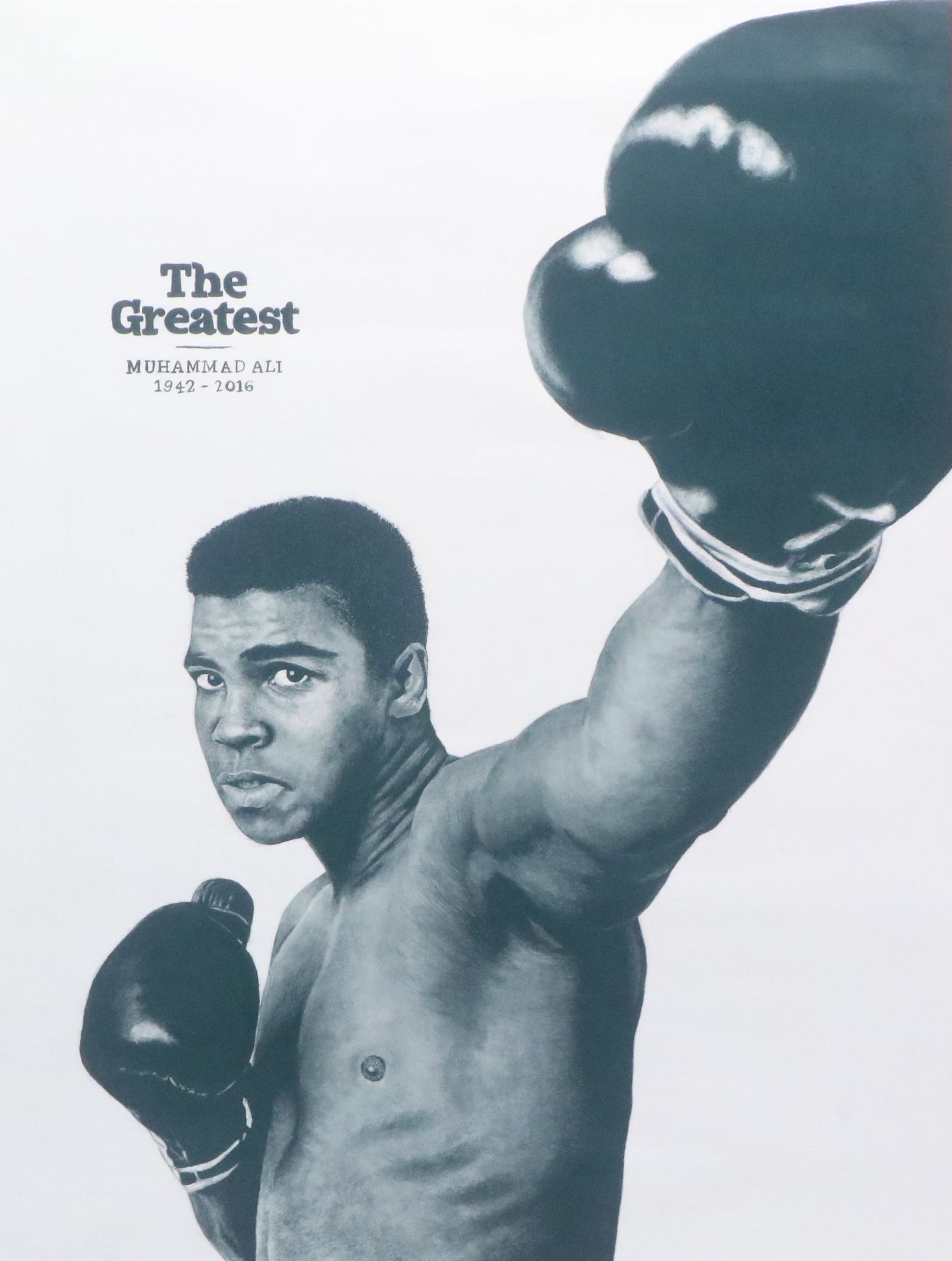 Offset Litho After Philippe Halsman "The Greatest: Muhammad Ali (1942-2016)"