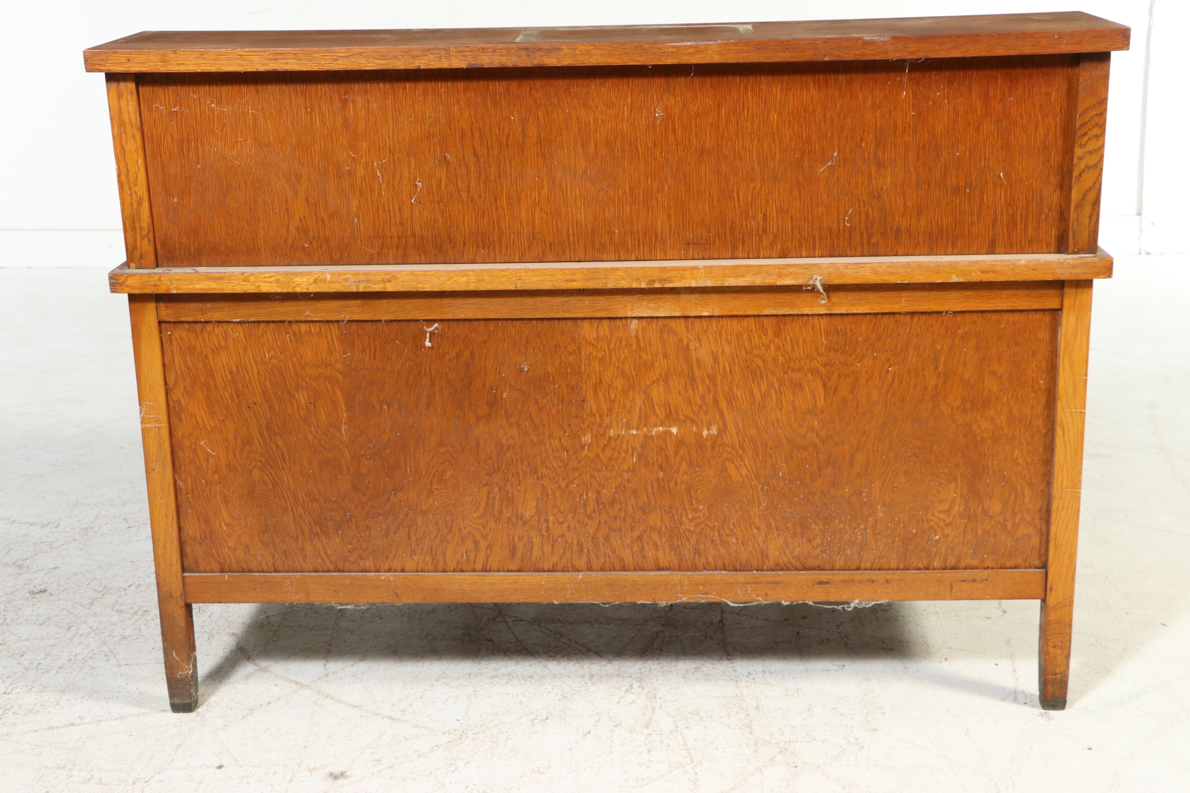 Hoosier Manufacturing Co. Oak Roll-Top Desk, Early 20th Century