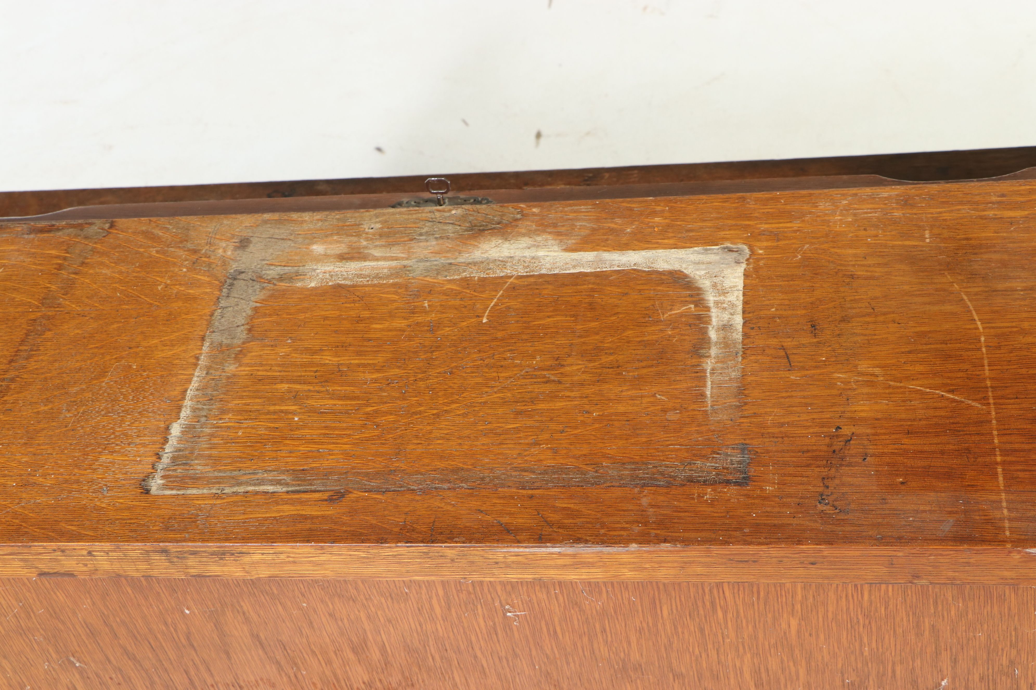 Hoosier Manufacturing Co. Oak Roll-Top Desk, Early 20th Century