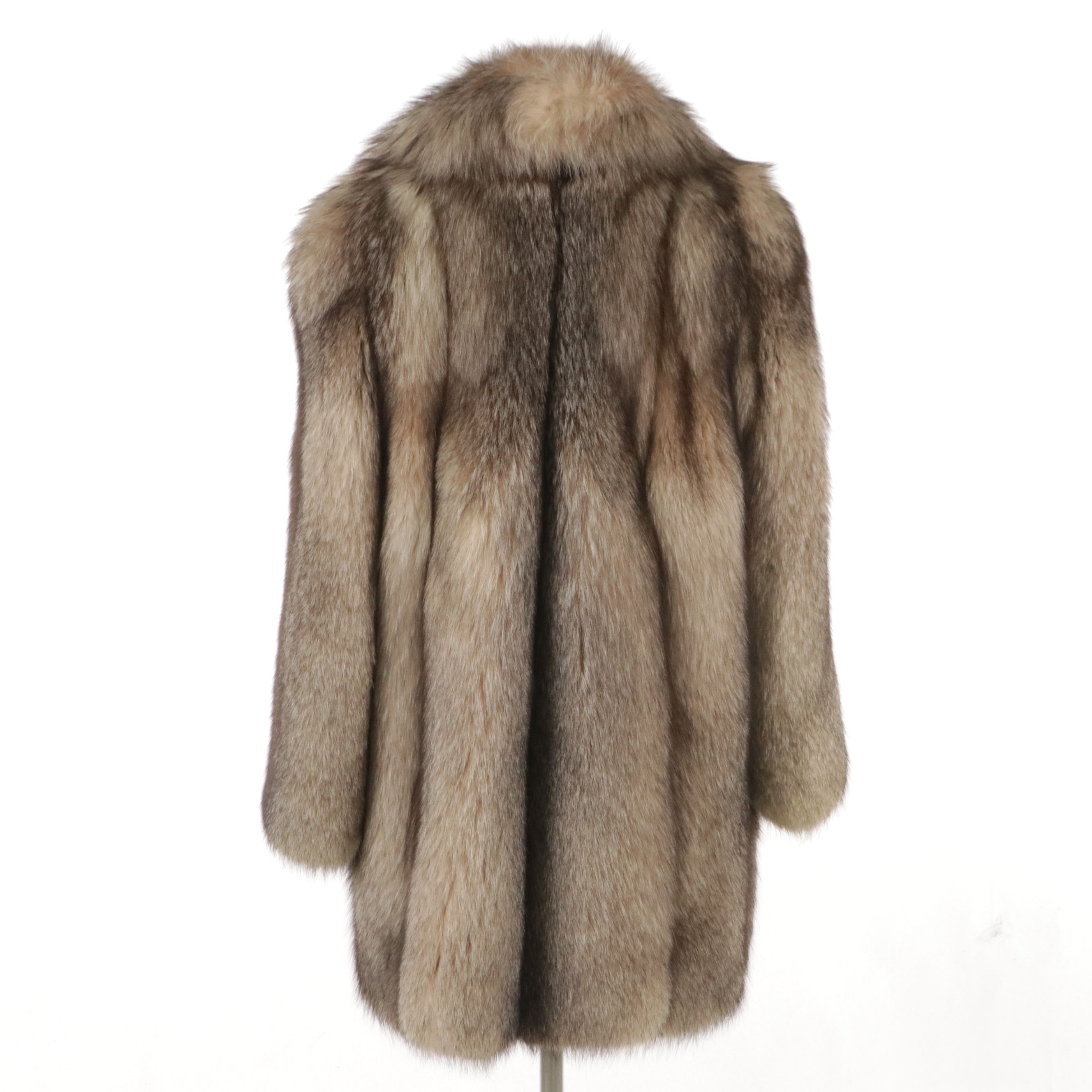 Crystal Fox Fur Stroller Coat from Herbert's Furs