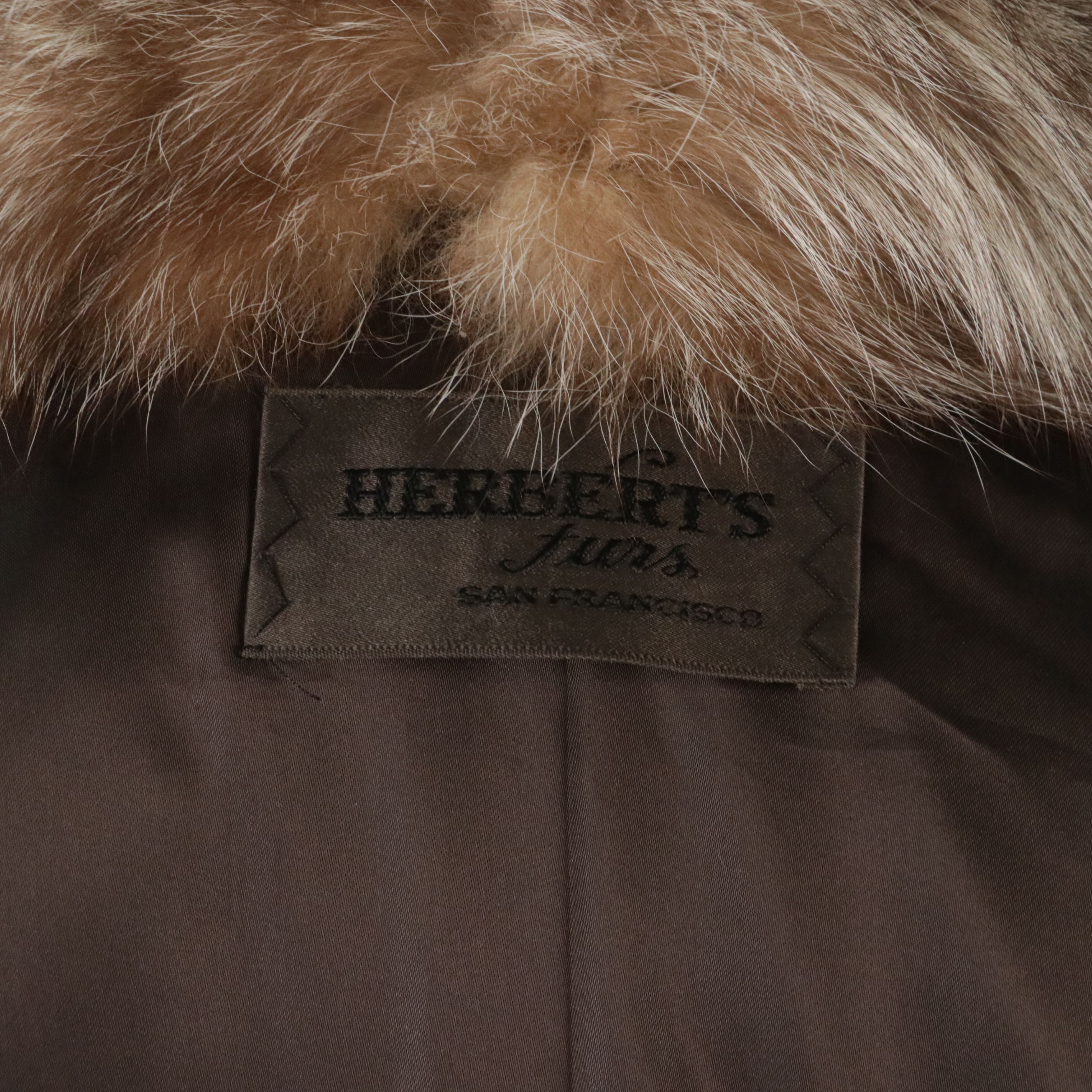 Crystal Fox Fur Stroller Coat from Herbert's Furs
