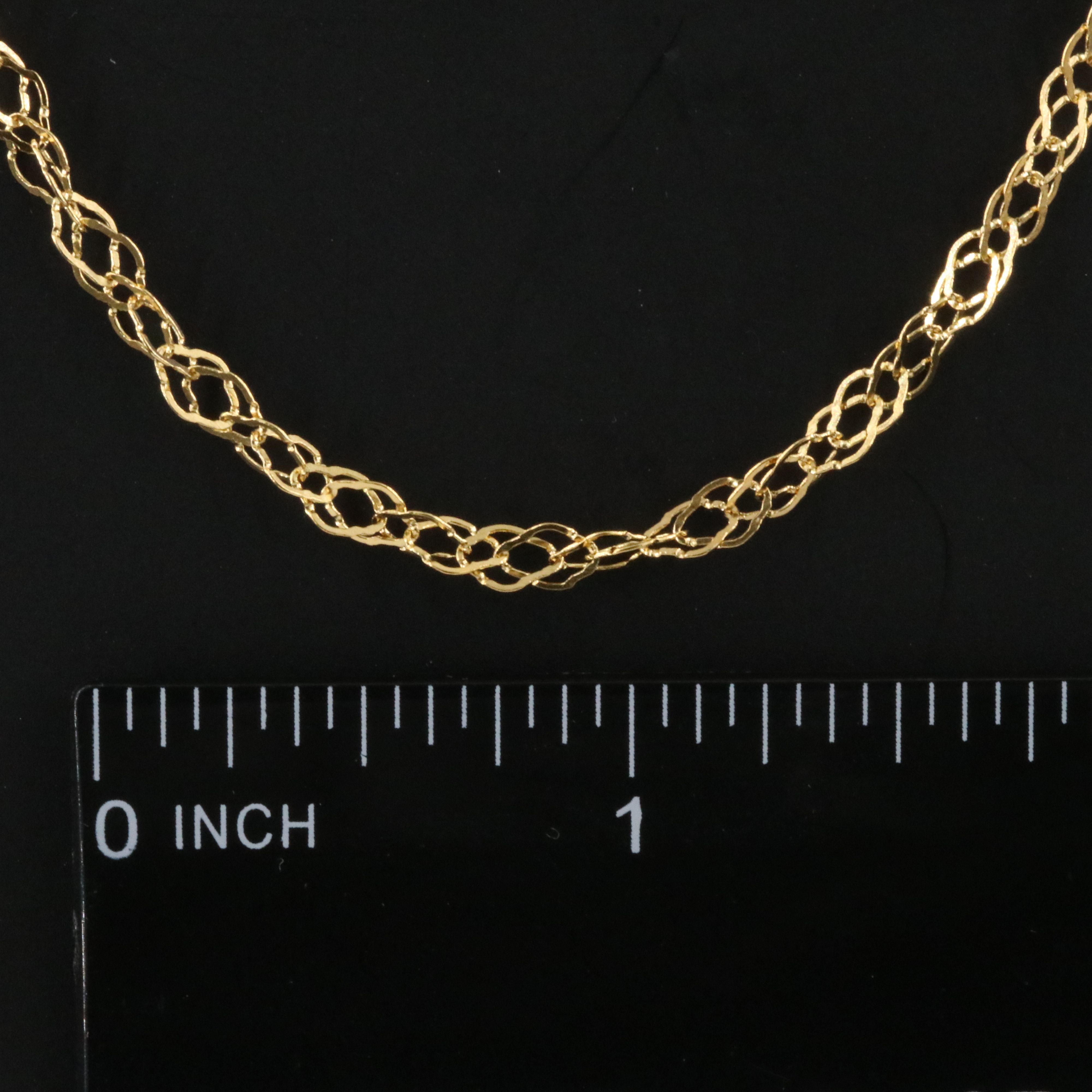 14K Fancy Link Necklace