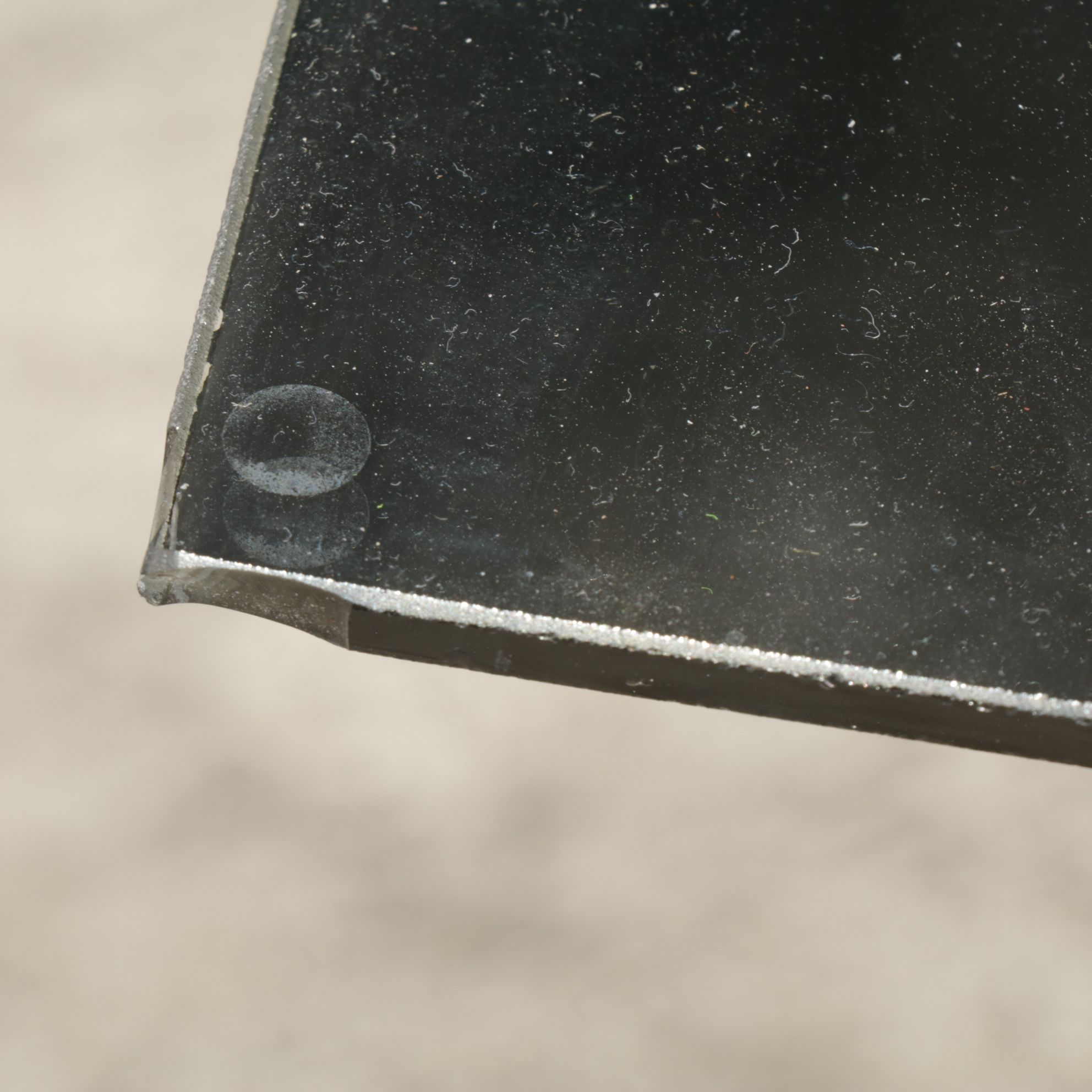 Wrought Iron Tray-Style Coffee Table with Smoked Glass Mirror Top