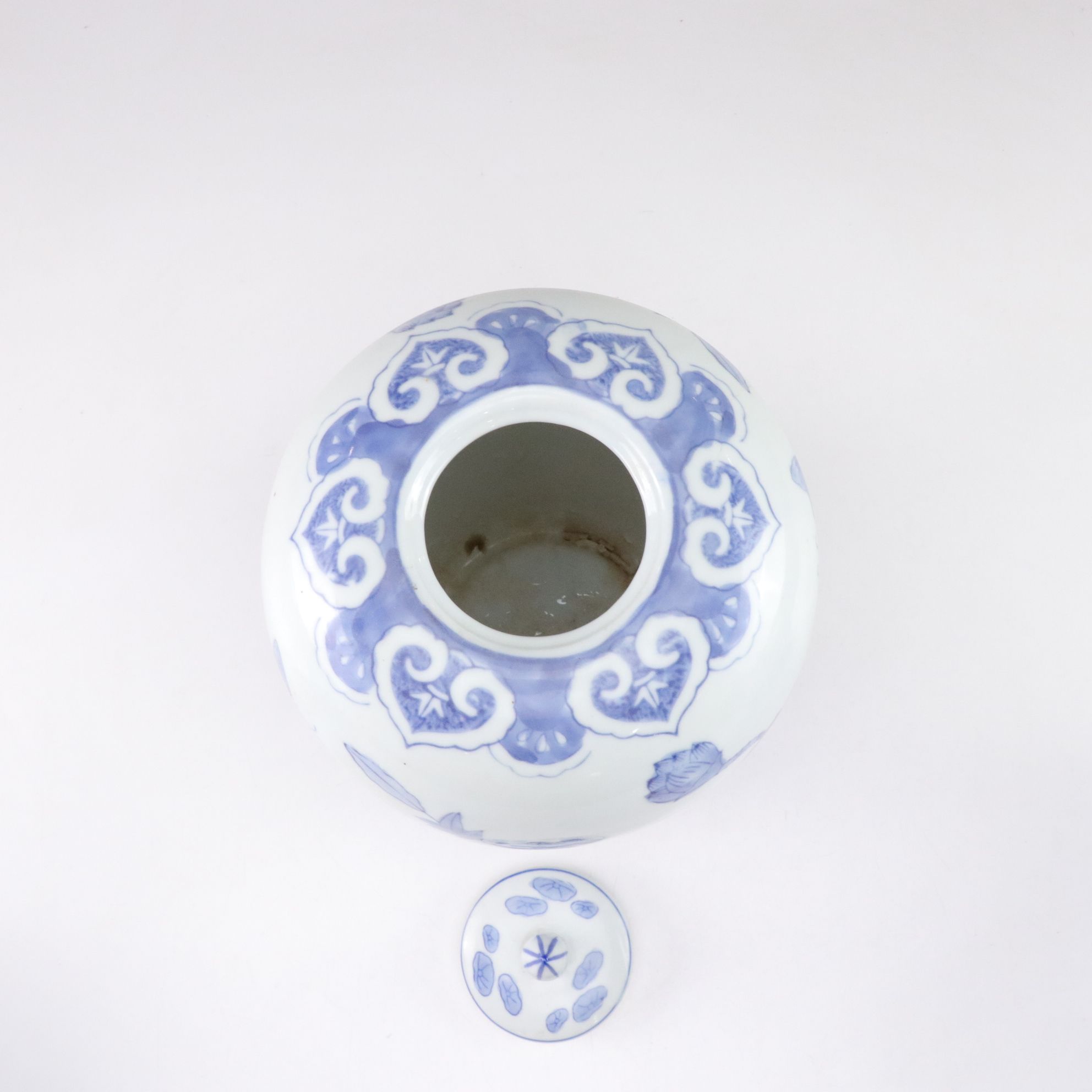Chinese Blue and White Porcelain Melon Jars