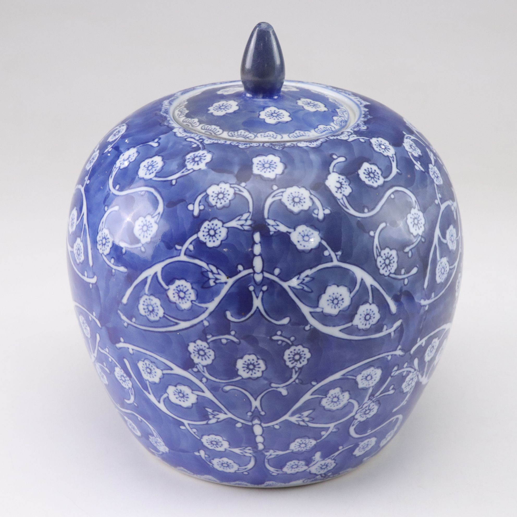 Chinese Blue and White Porcelain Melon Jars