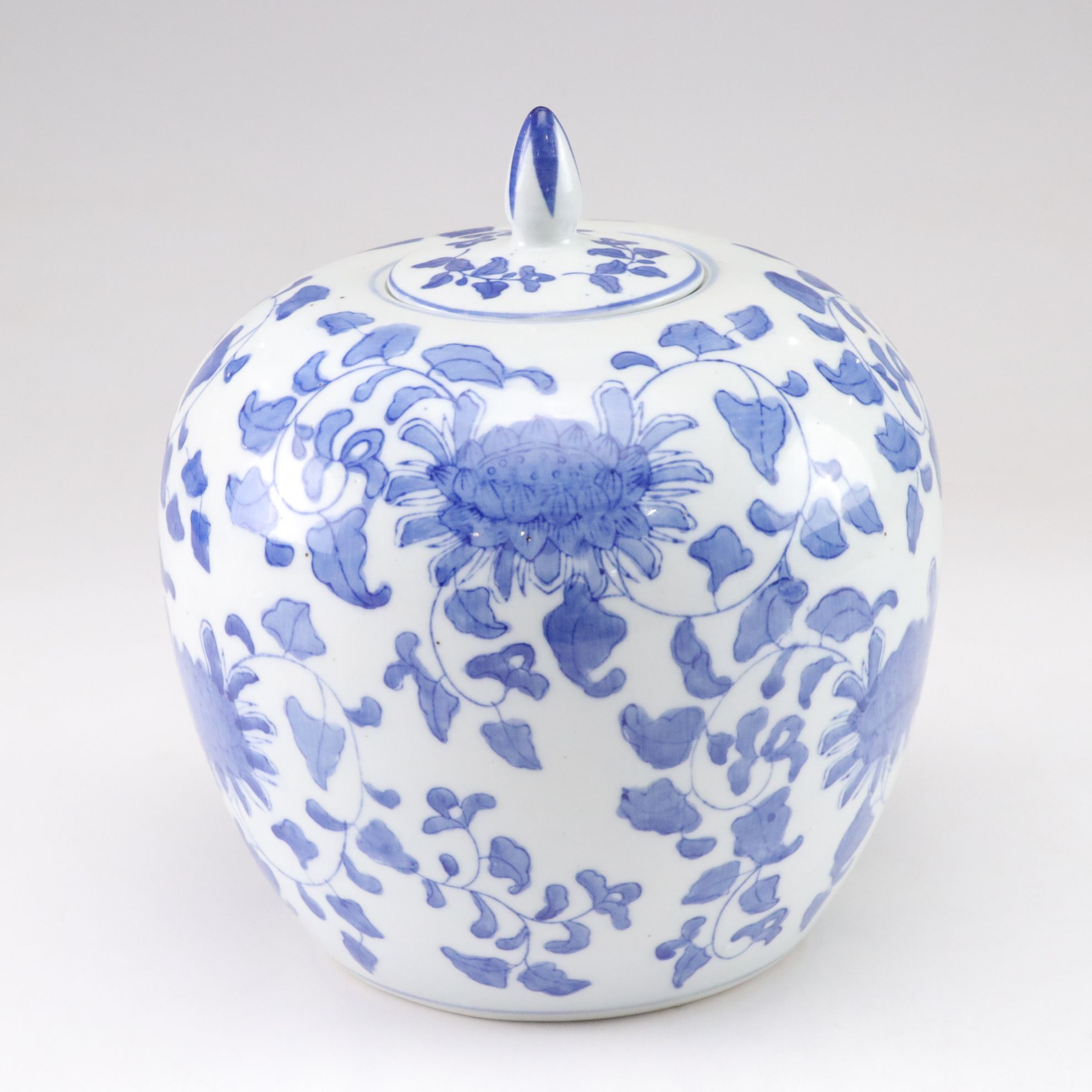 Chinese Blue and White Porcelain Melon Jars