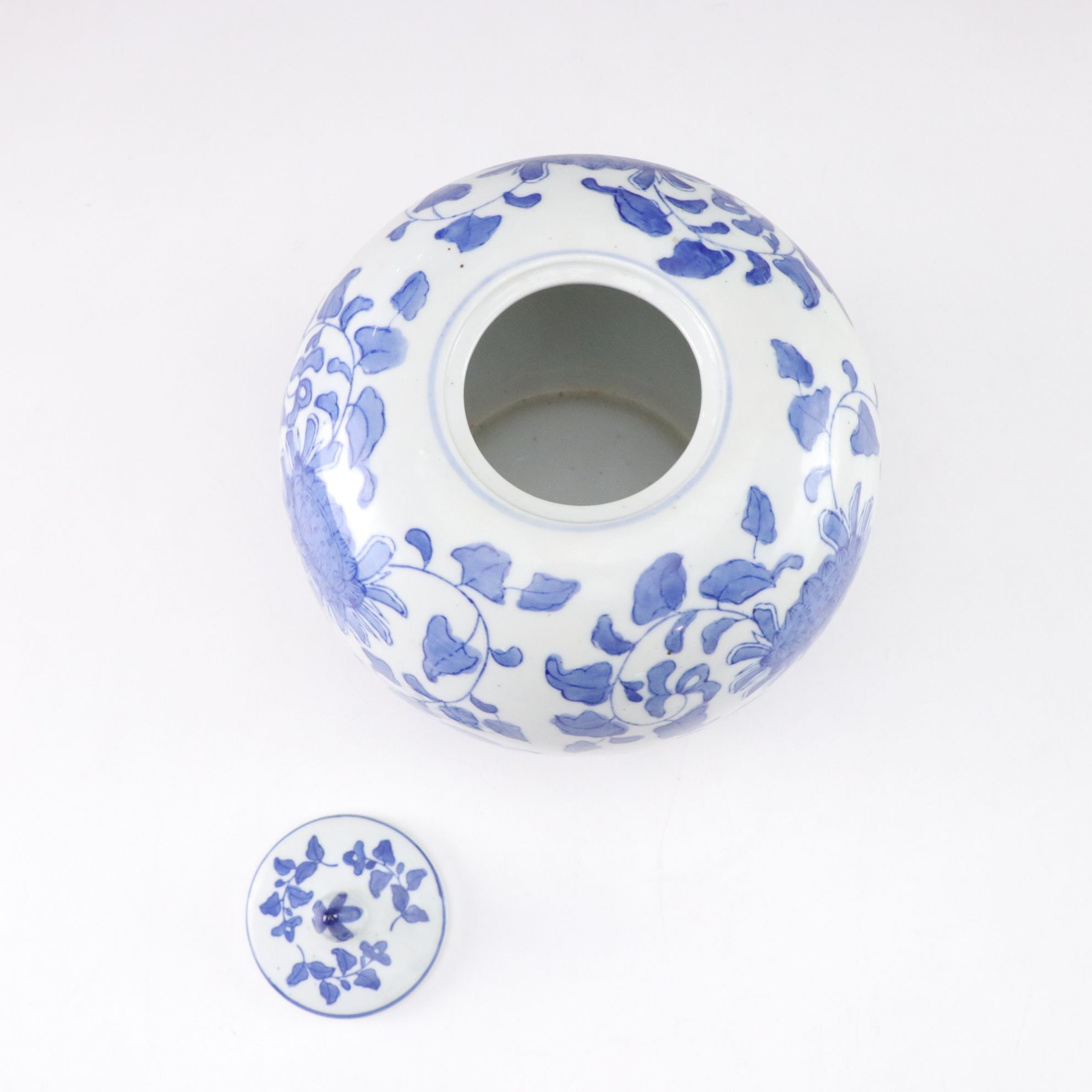 Chinese Blue and White Porcelain Melon Jars