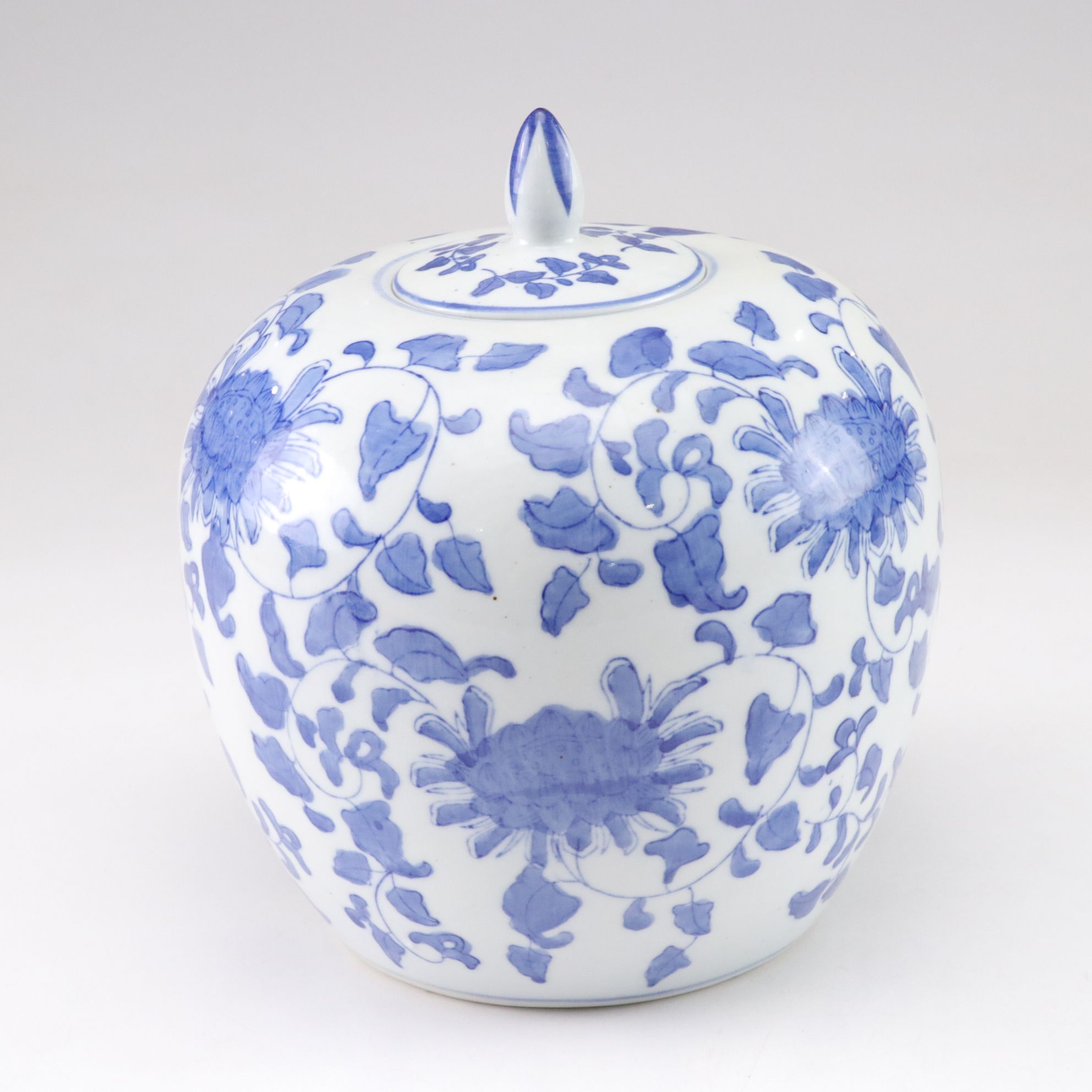 Chinese Blue and White Porcelain Melon Jars