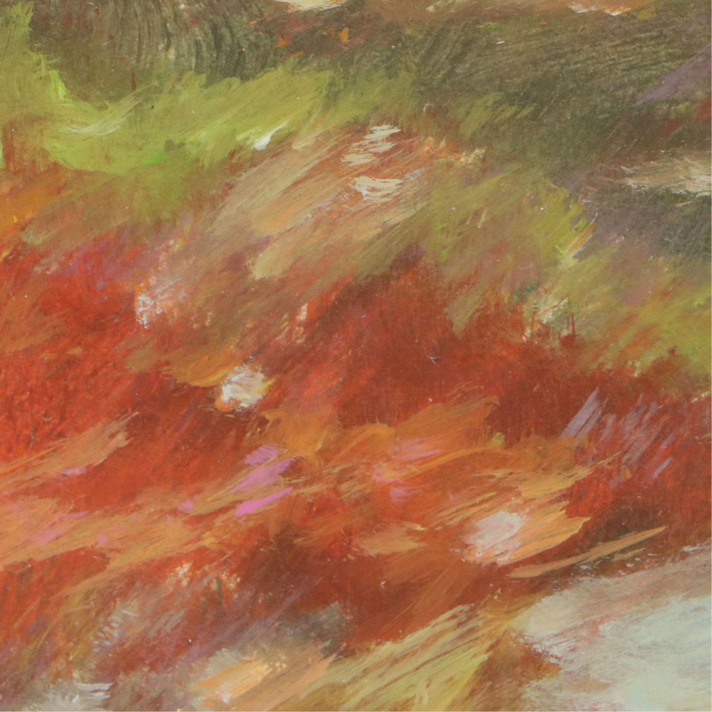 Robert Riddle Baker Acrylic Painting "Spring Sun," 2026