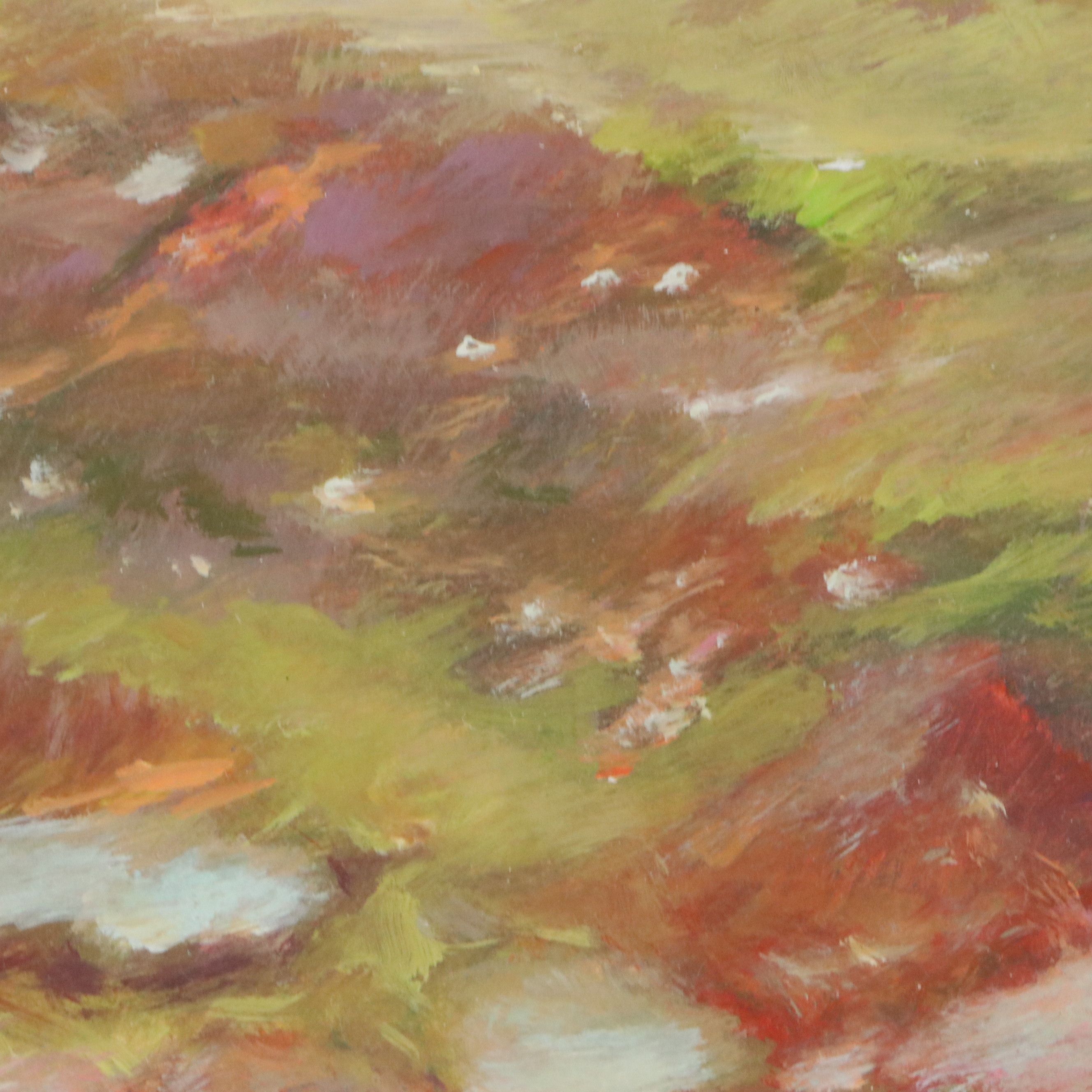 Robert Riddle Baker Acrylic Painting "Spring Sun," 2026