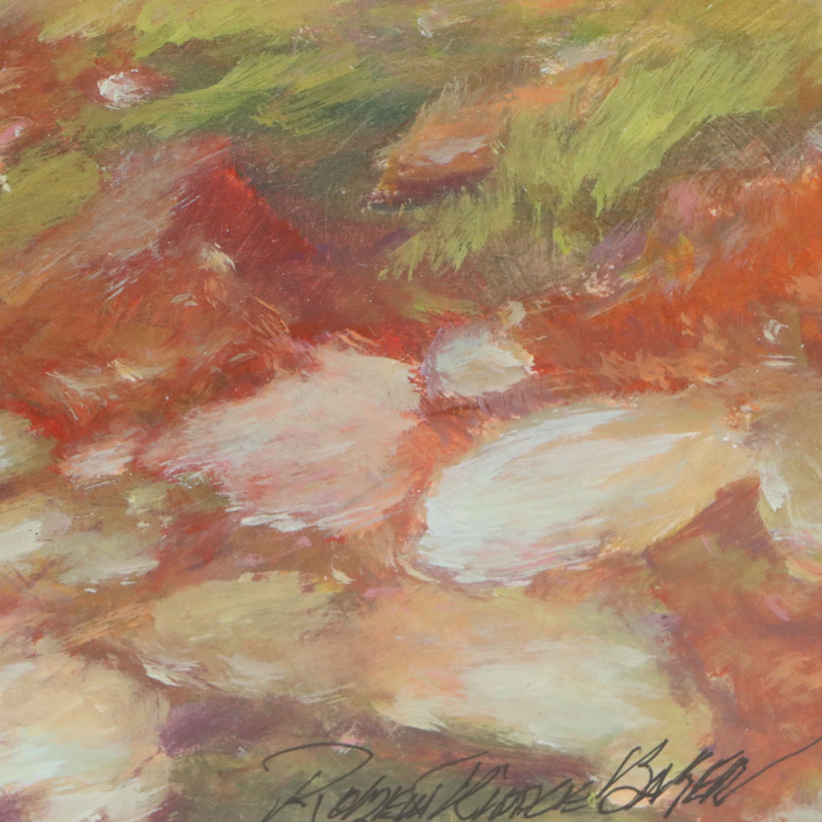 Robert Riddle Baker Acrylic Painting "Spring Sun," 2026