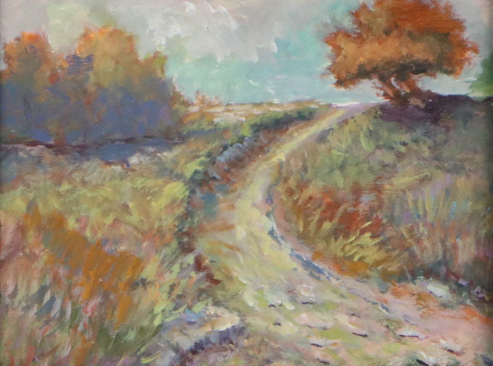 Robert Riddle Baker Acrylic Painting "Rocky Road," 2025