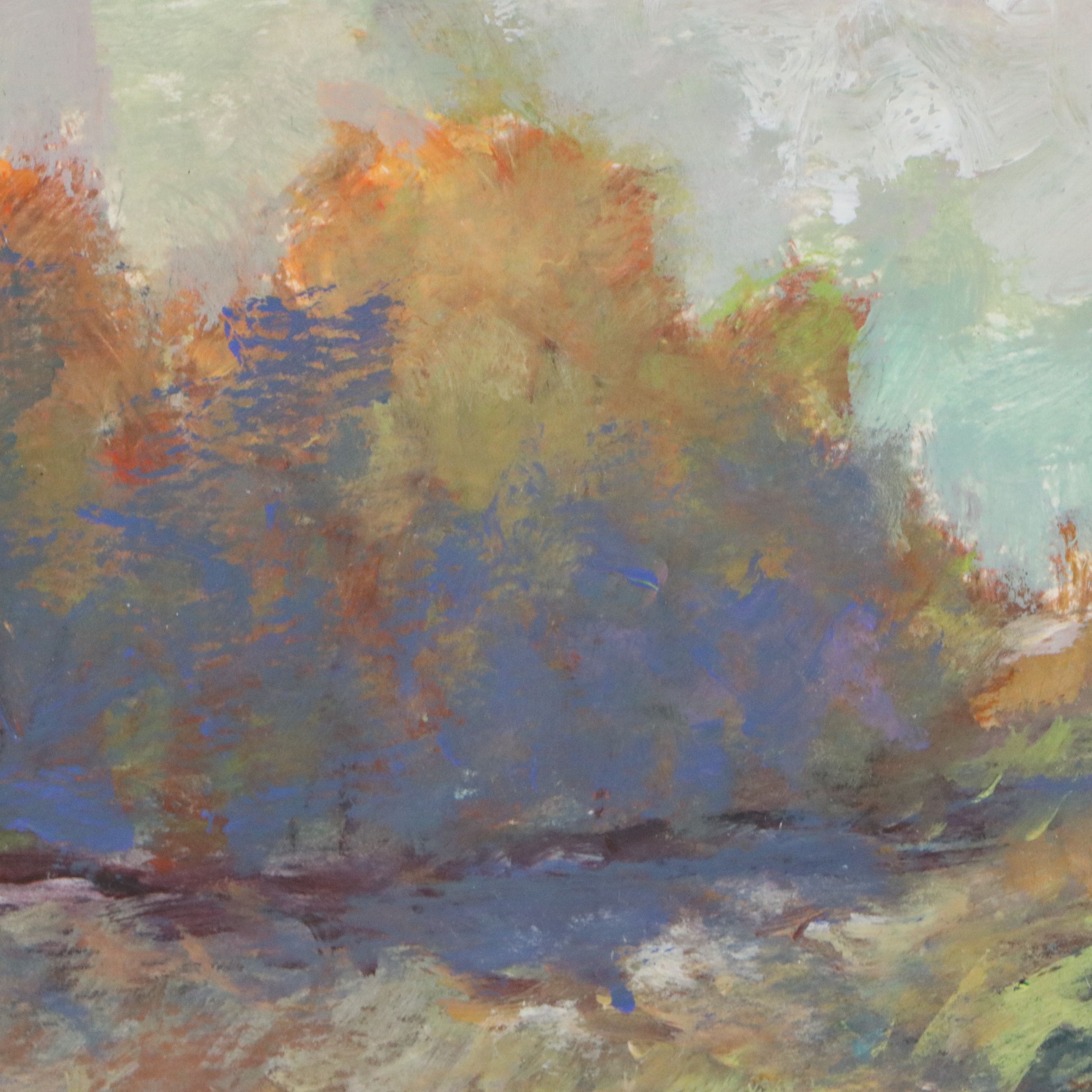 Robert Riddle Baker Acrylic Painting "Rocky Road," 2025