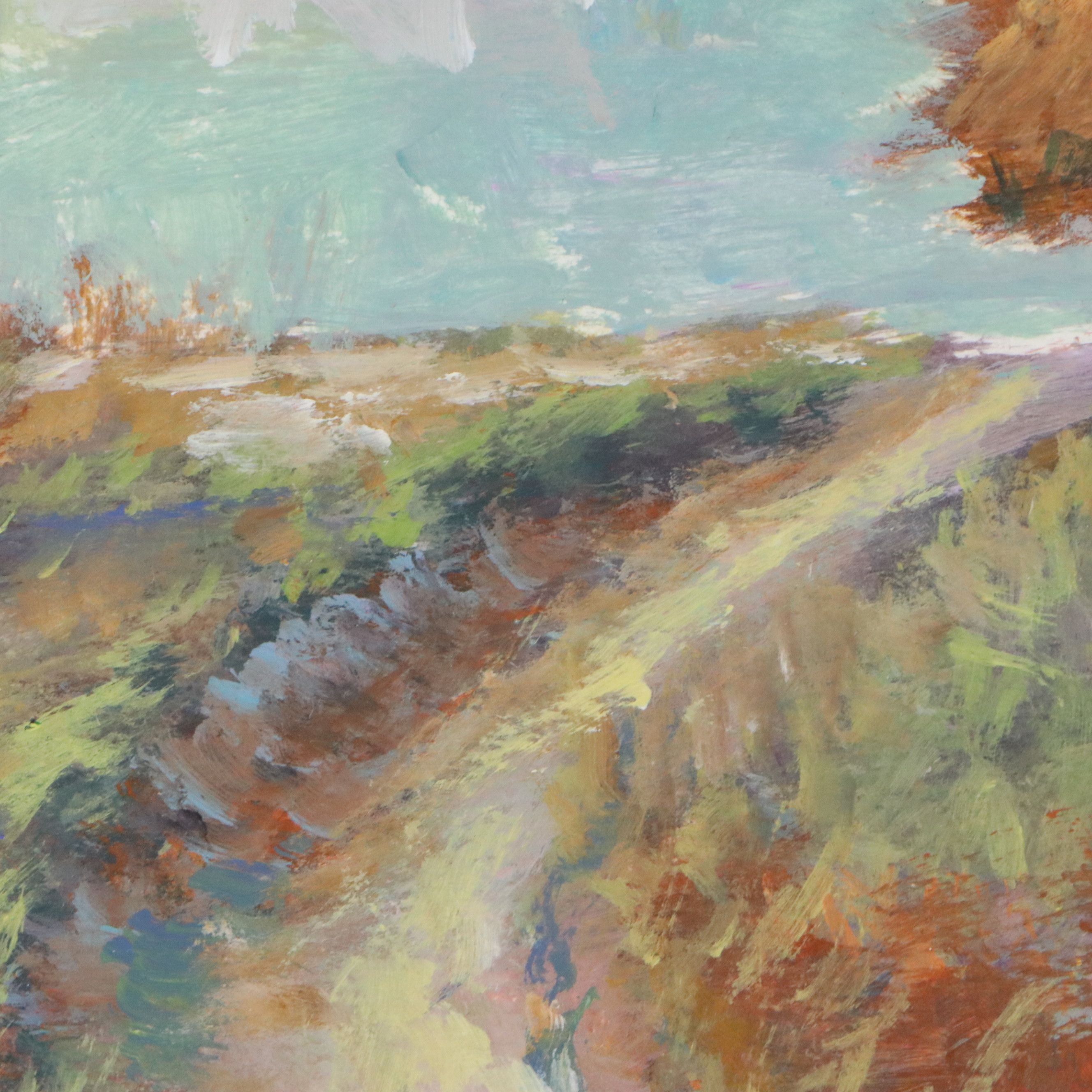 Robert Riddle Baker Acrylic Painting "Rocky Road," 2025