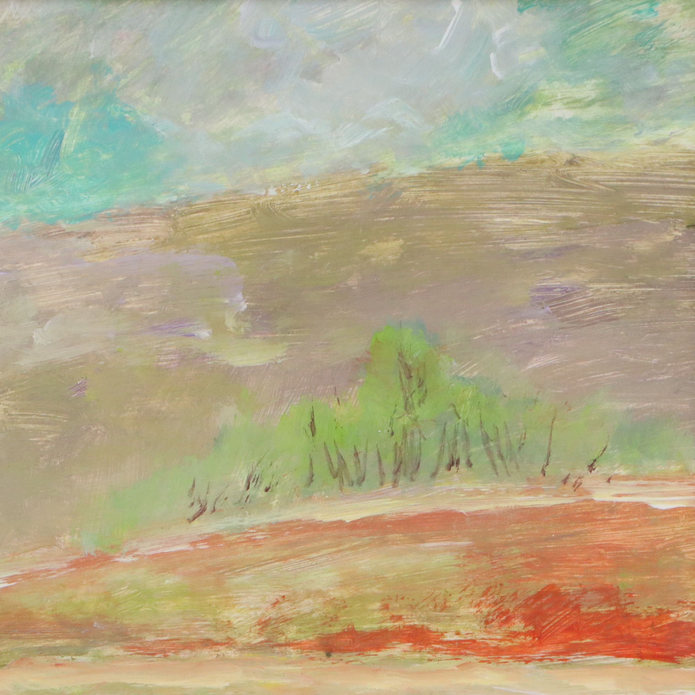 Robert Riddle Baker Acrylic Painting "Sunlight Bath," 2026