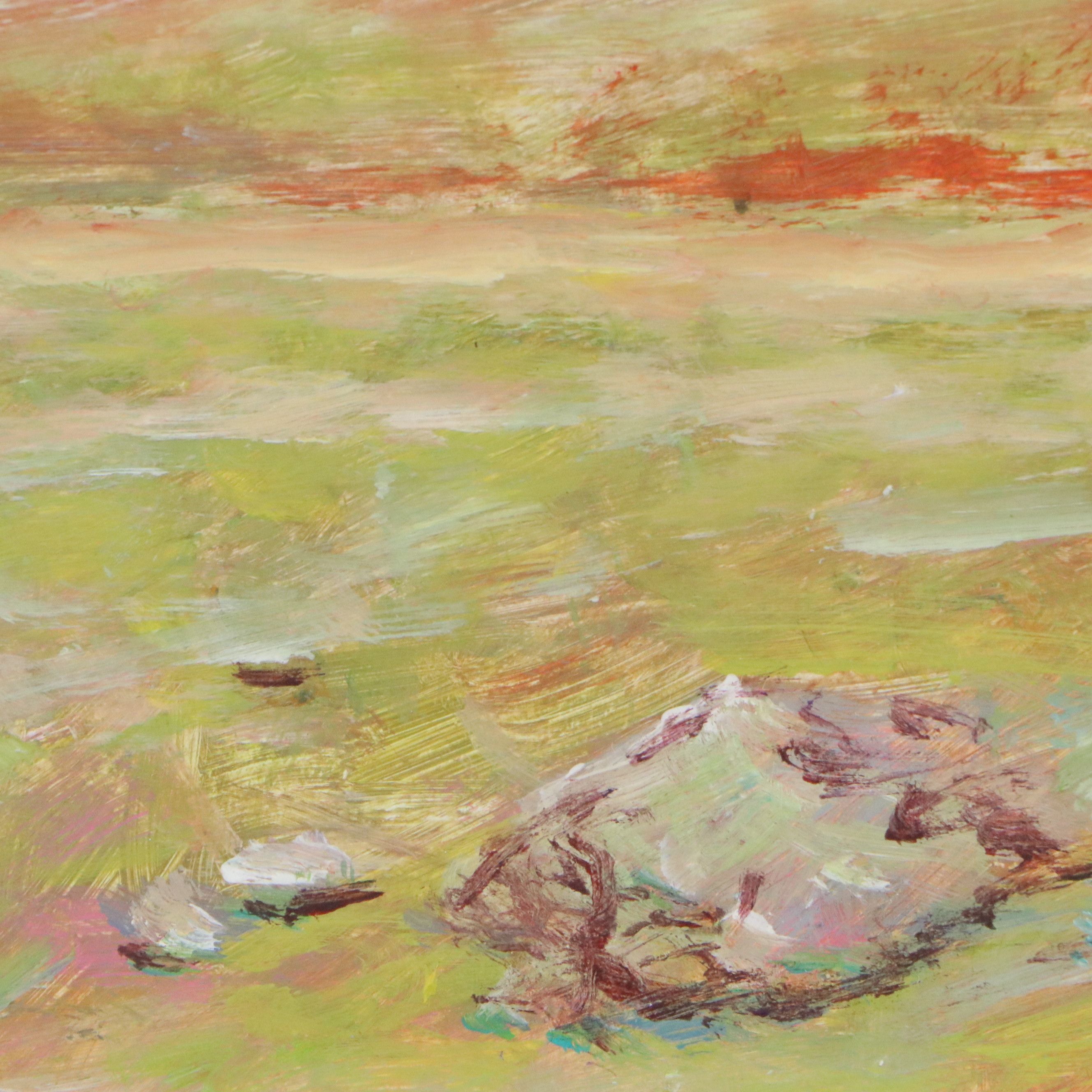 Robert Riddle Baker Acrylic Painting "Sunlight Bath," 2026