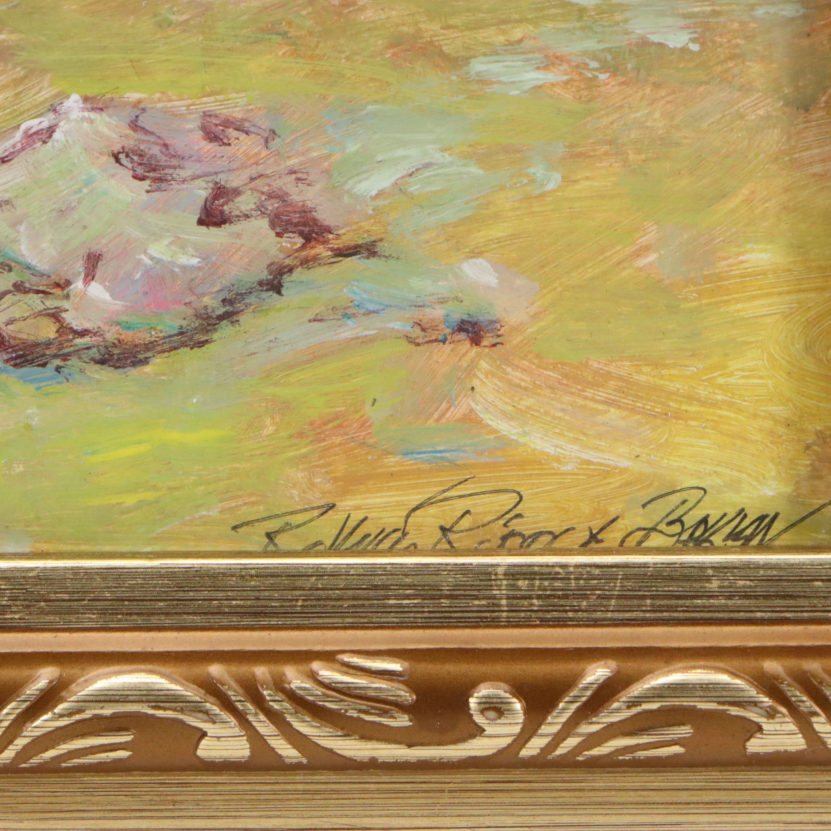 Robert Riddle Baker Acrylic Painting "Sunlight Bath," 2026