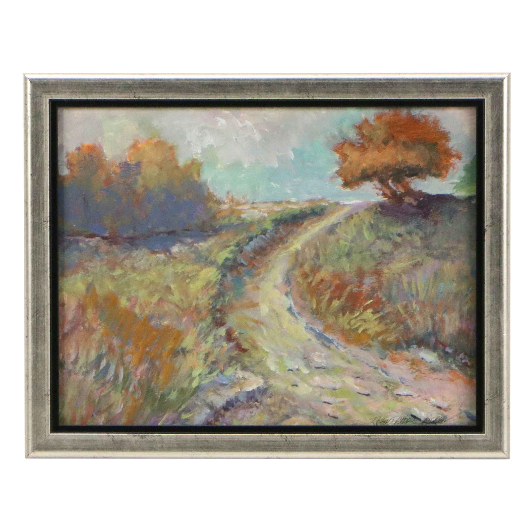 Robert Riddle Baker Acrylic Painting "Rocky Road," 2025