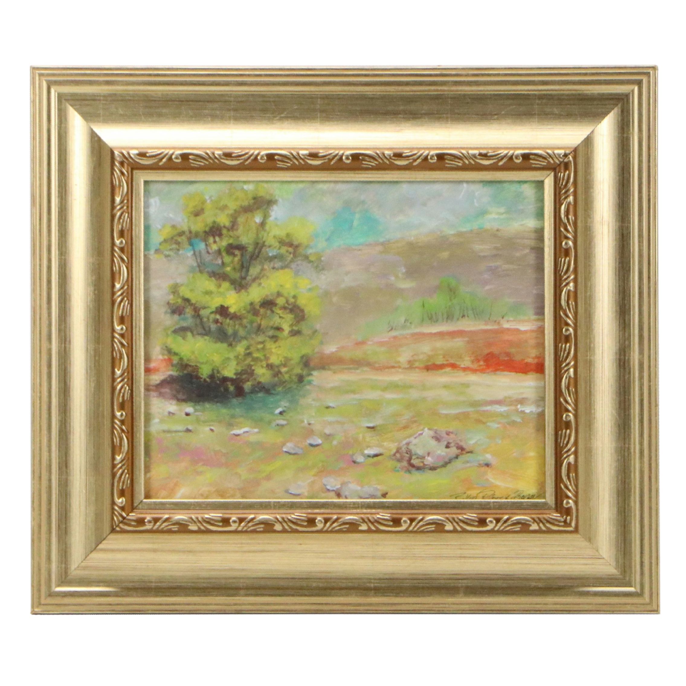 Robert Riddle Baker Acrylic Painting "Sunlight Bath," 2026