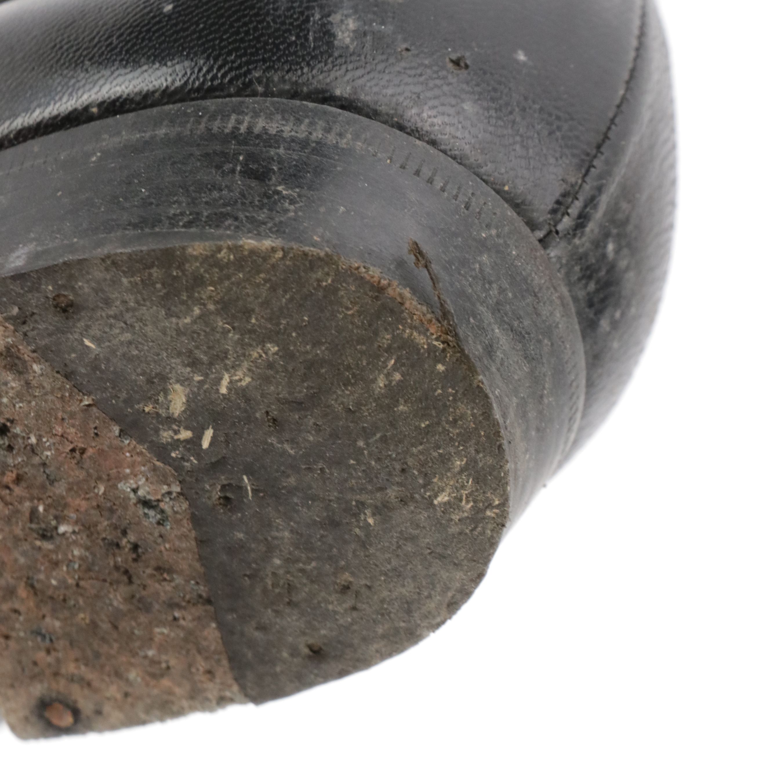 Salvatore Ferragamo Gancini Loafers in Black Leather