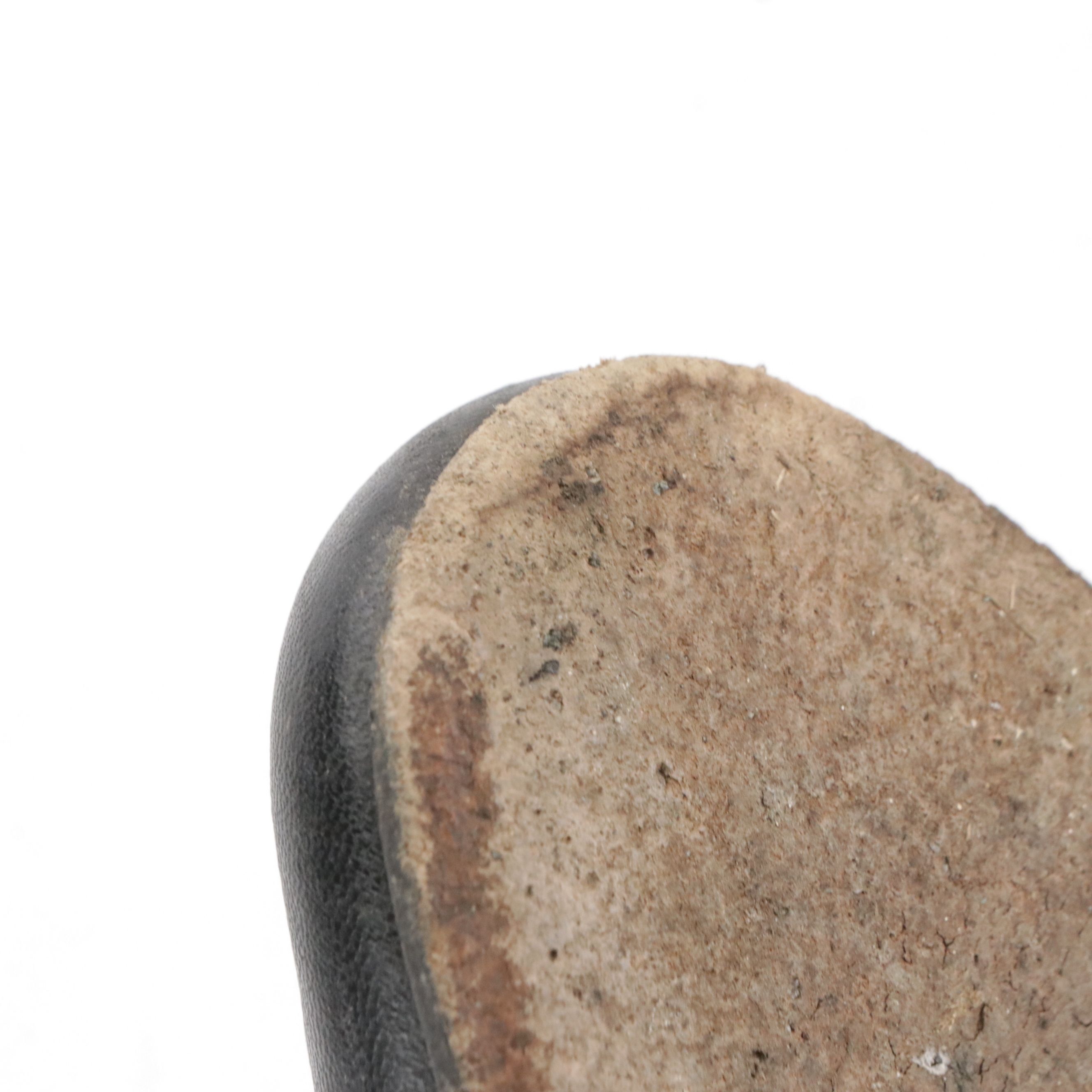 Salvatore Ferragamo Gancini Loafers in Black Leather