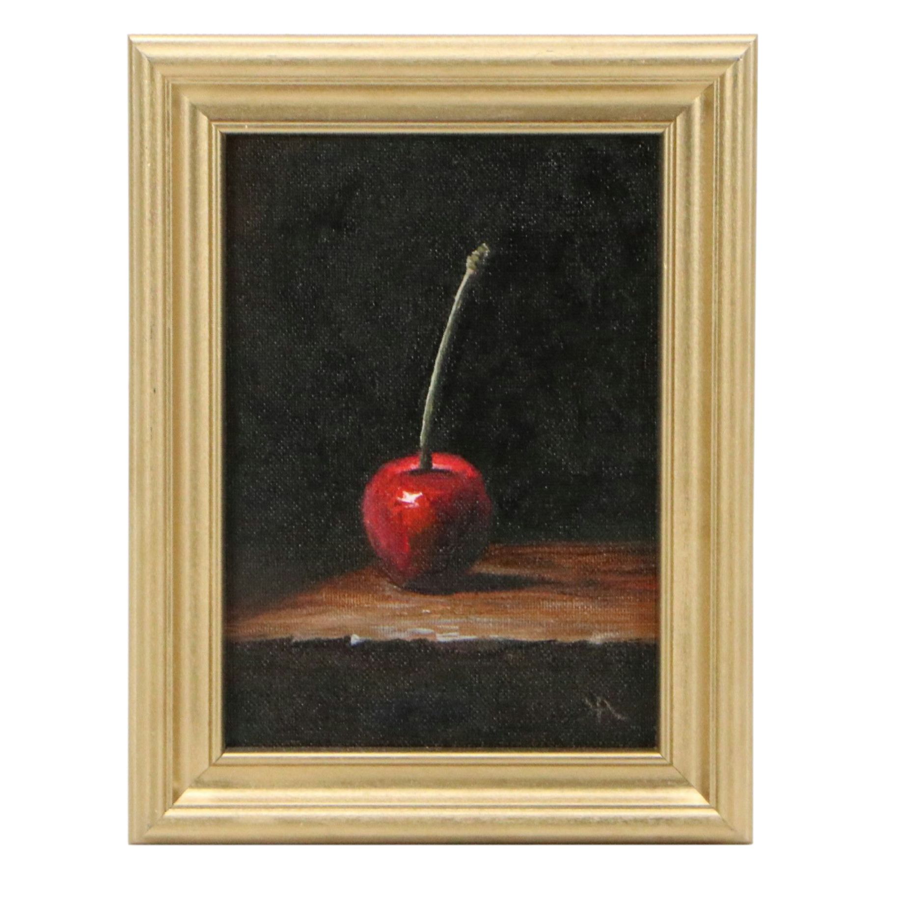 Houra H. Alghizzi Oil Painting "Red Cherry," 2026