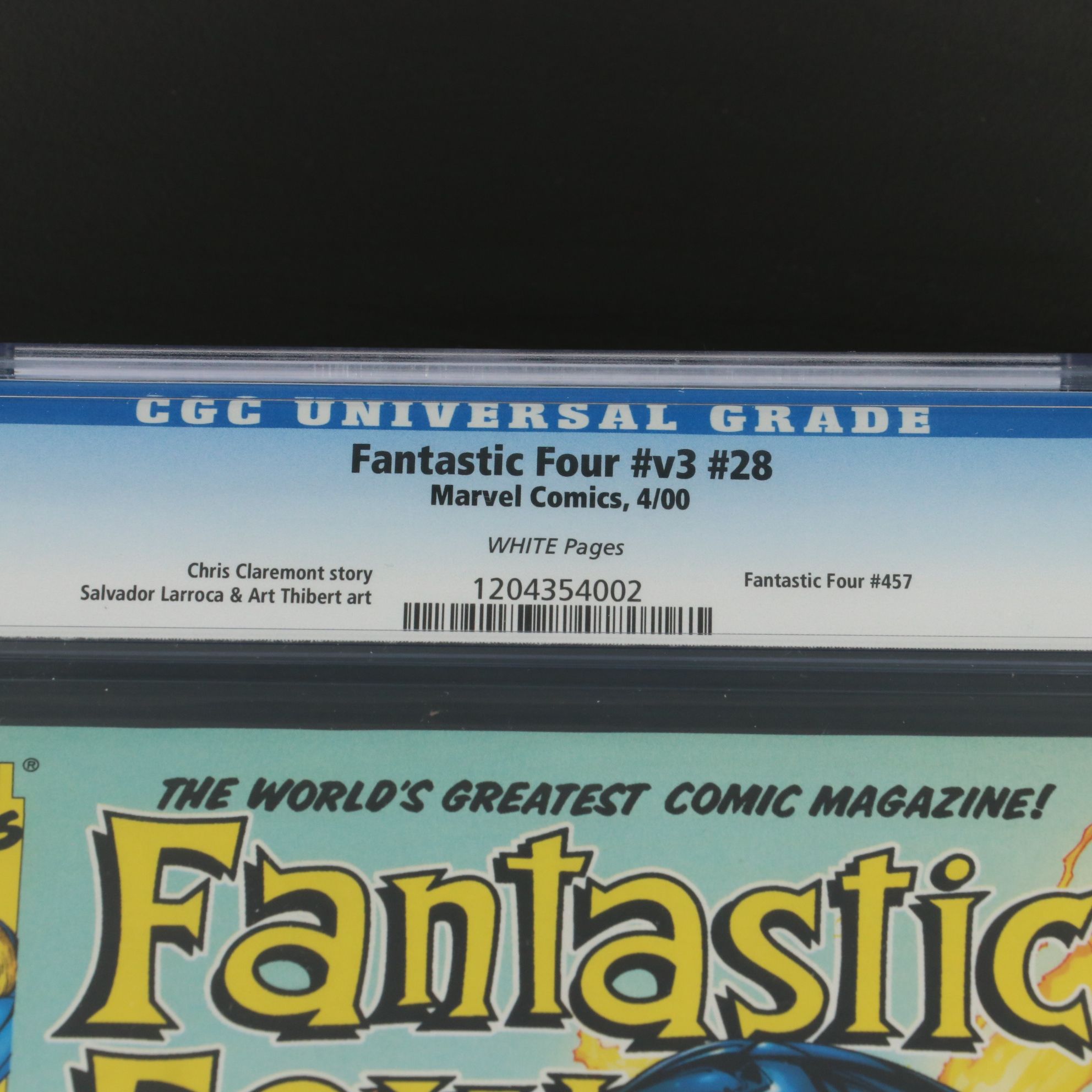 Fantastic Four Volume #3 Issue #28 Modern Age Comic Book Graded CGC 9.6