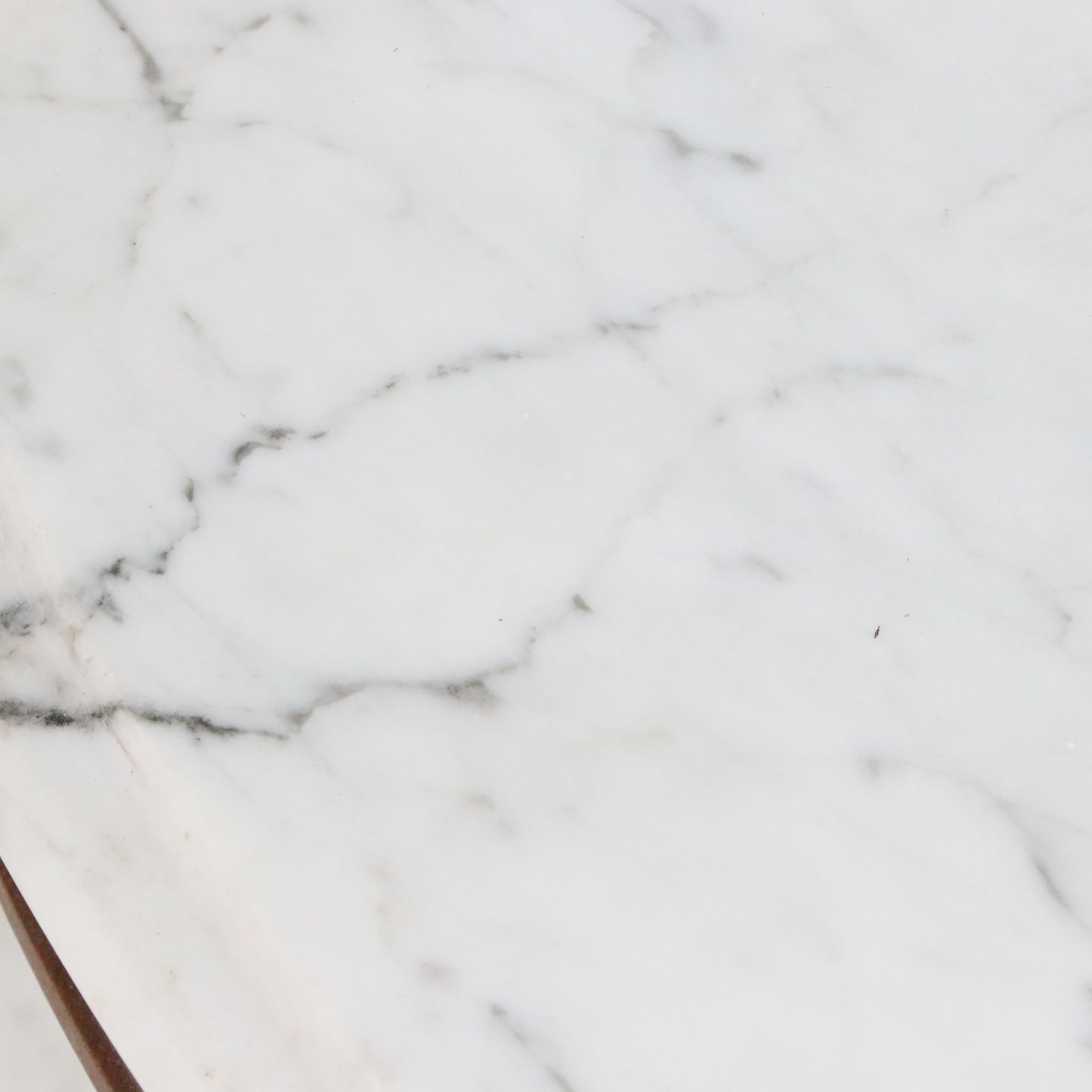 Victorian Eastlake Marble Top Oval Parlor Table, Late 19th Century