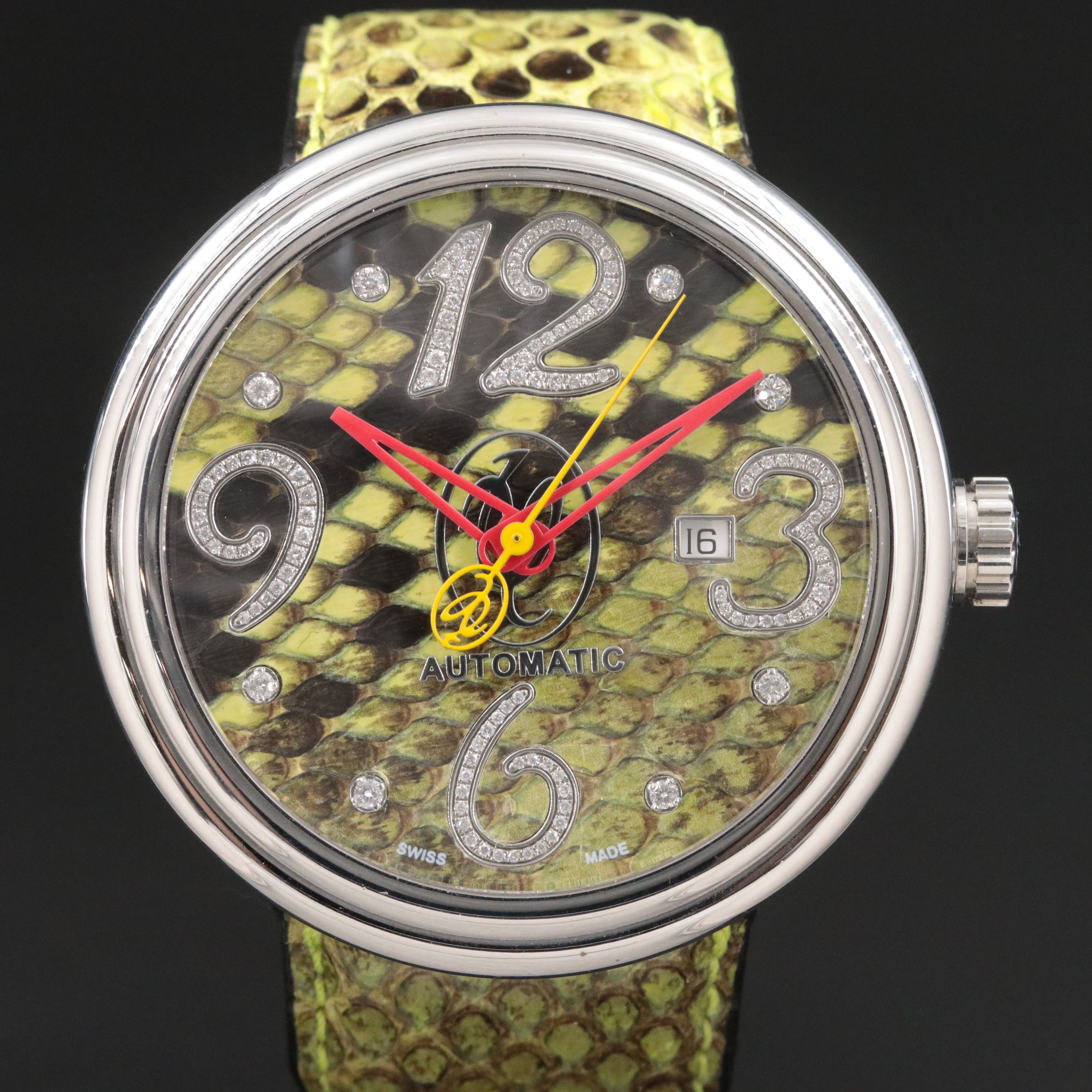 Jacob & Co. Valentin Yudashkin 48mm Python Automatic Watch