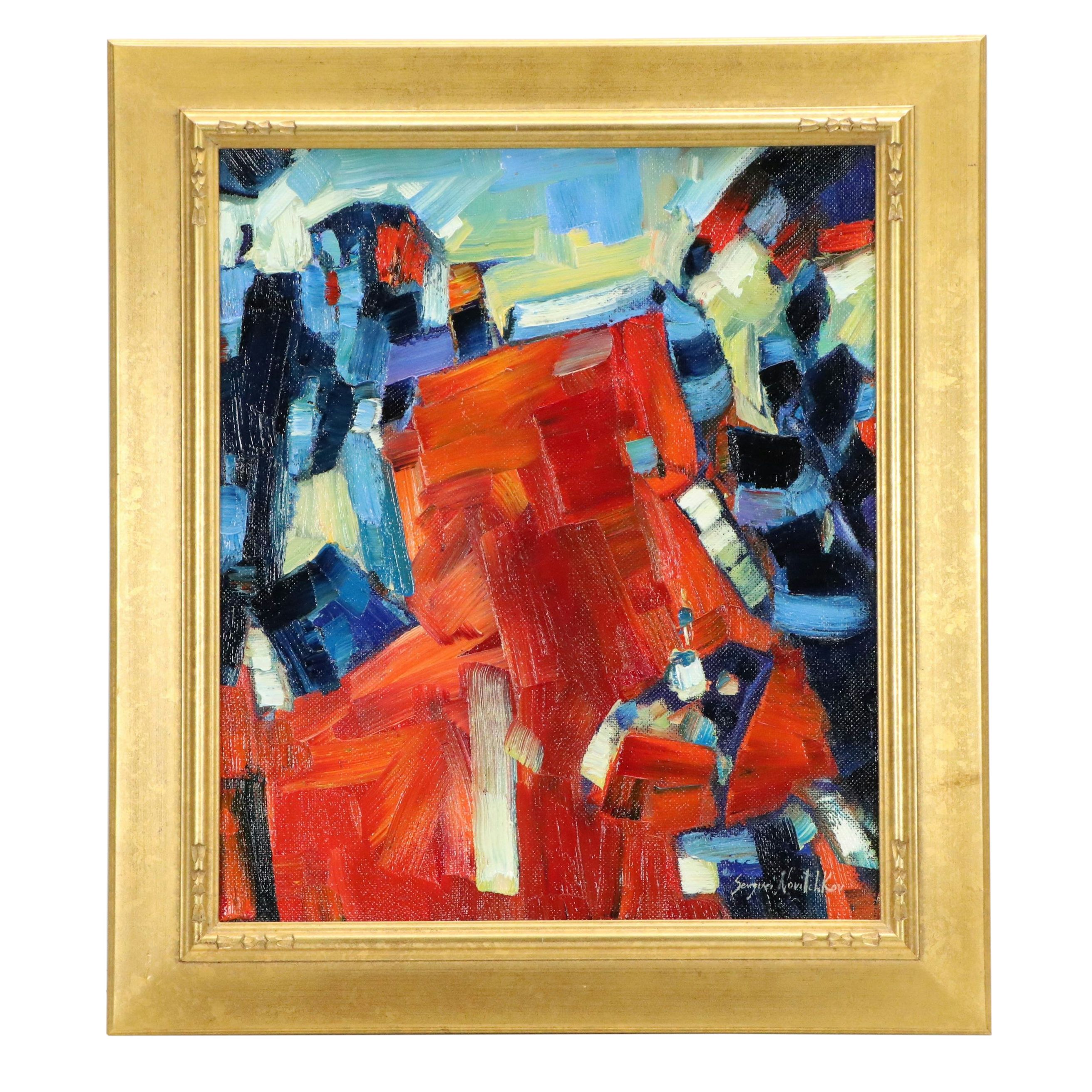 Serguei Novitchkov Oil Painting "Sunday Shift," 2025