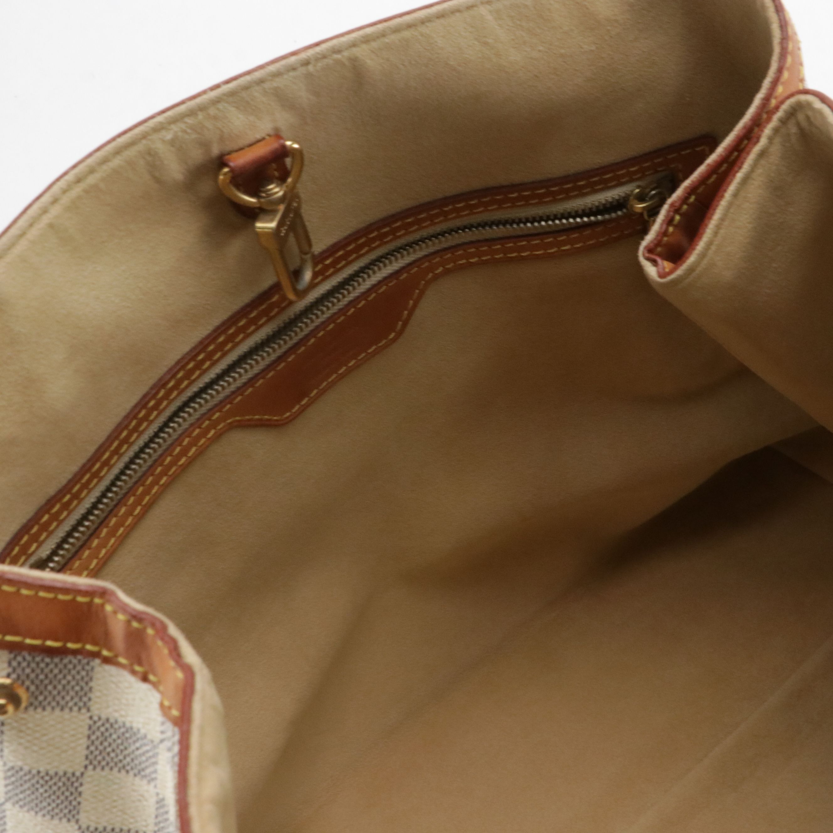 Louis Vuitton Hampstead GM Tote Bag in Damier Azur Canvas and Leather