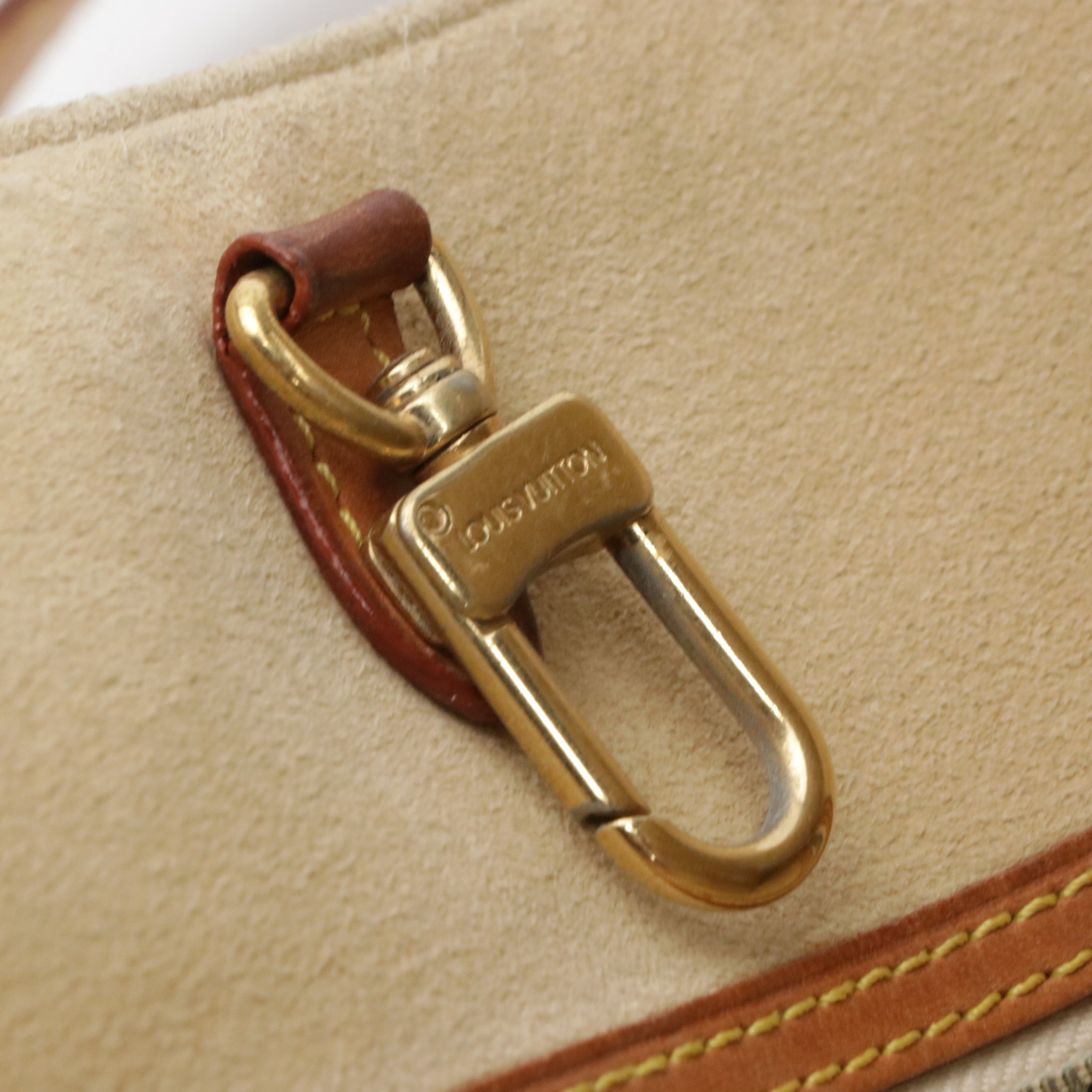 Louis Vuitton Hampstead GM Tote Bag in Damier Azur Canvas and Leather