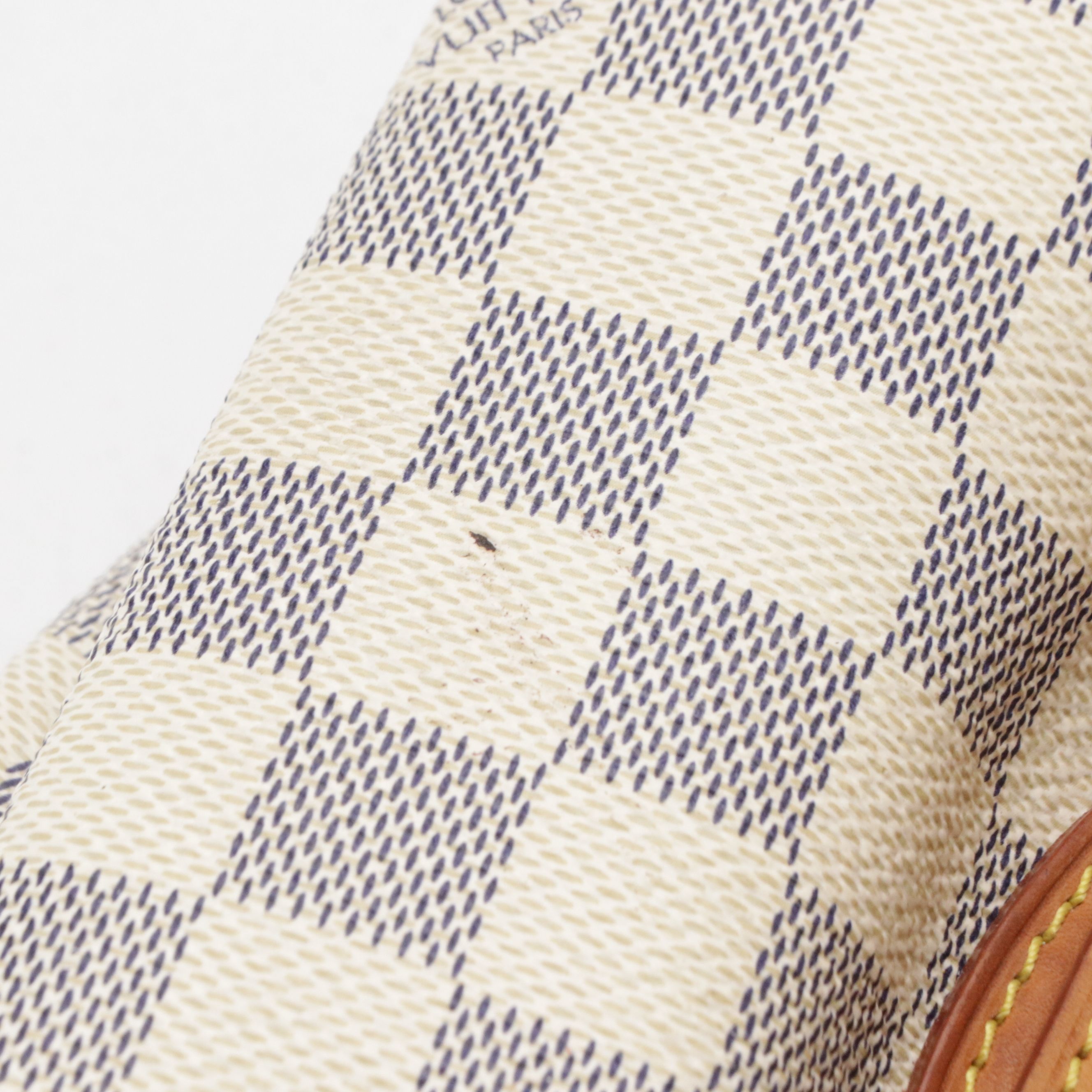 Louis Vuitton Hampstead GM Tote Bag in Damier Azur Canvas and Leather