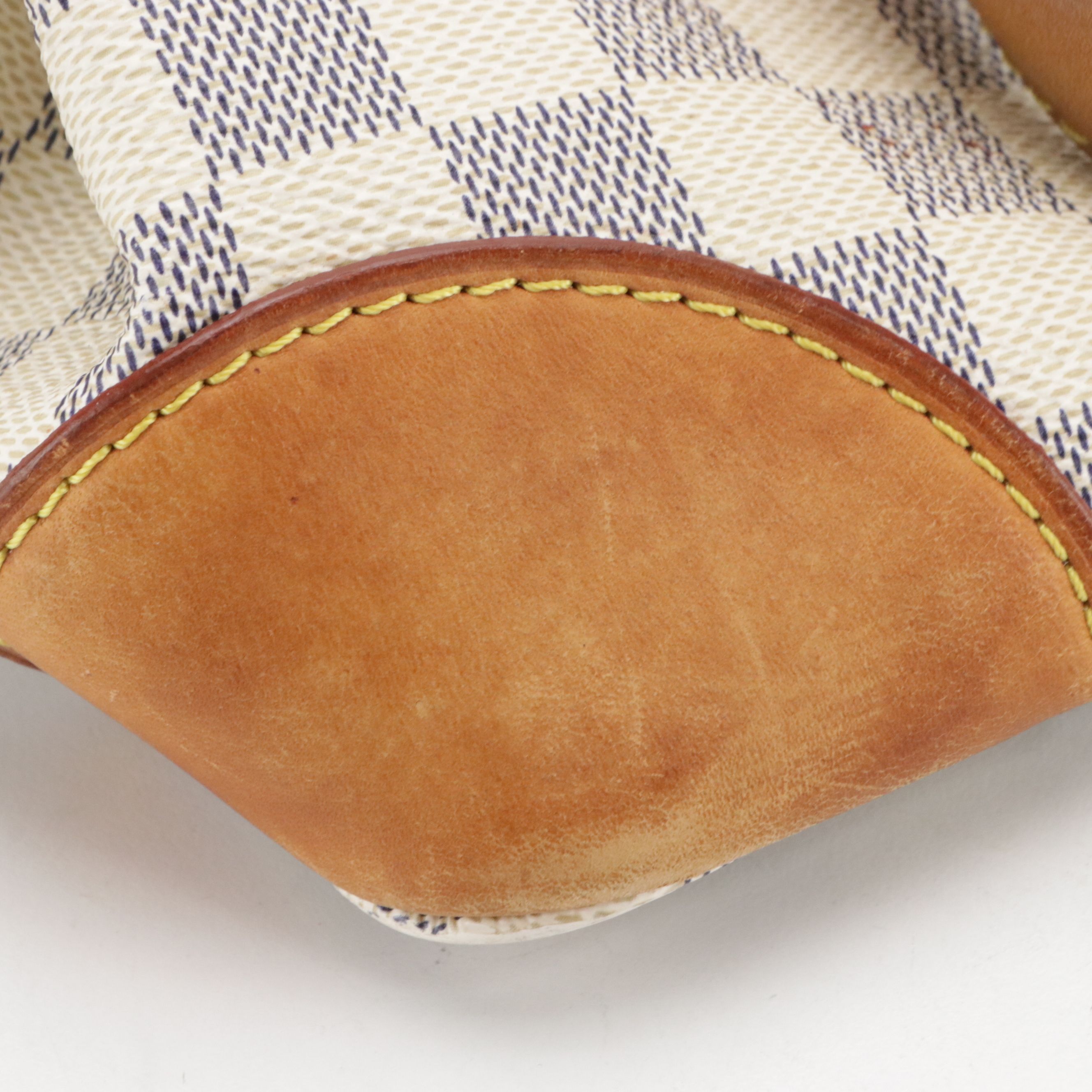 Louis Vuitton Hampstead GM Tote Bag in Damier Azur Canvas and Leather