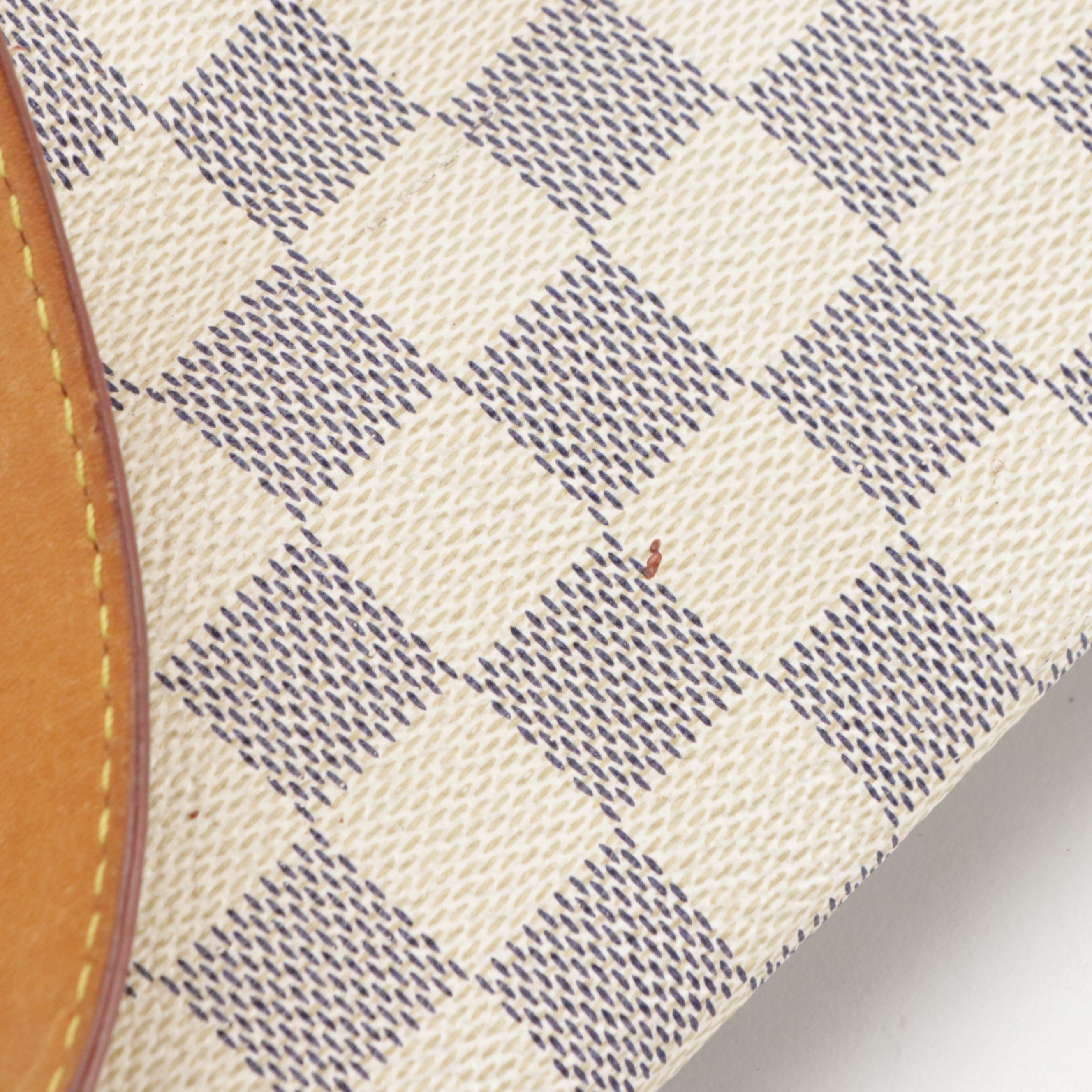 Louis Vuitton Hampstead GM Tote Bag in Damier Azur Canvas and Leather