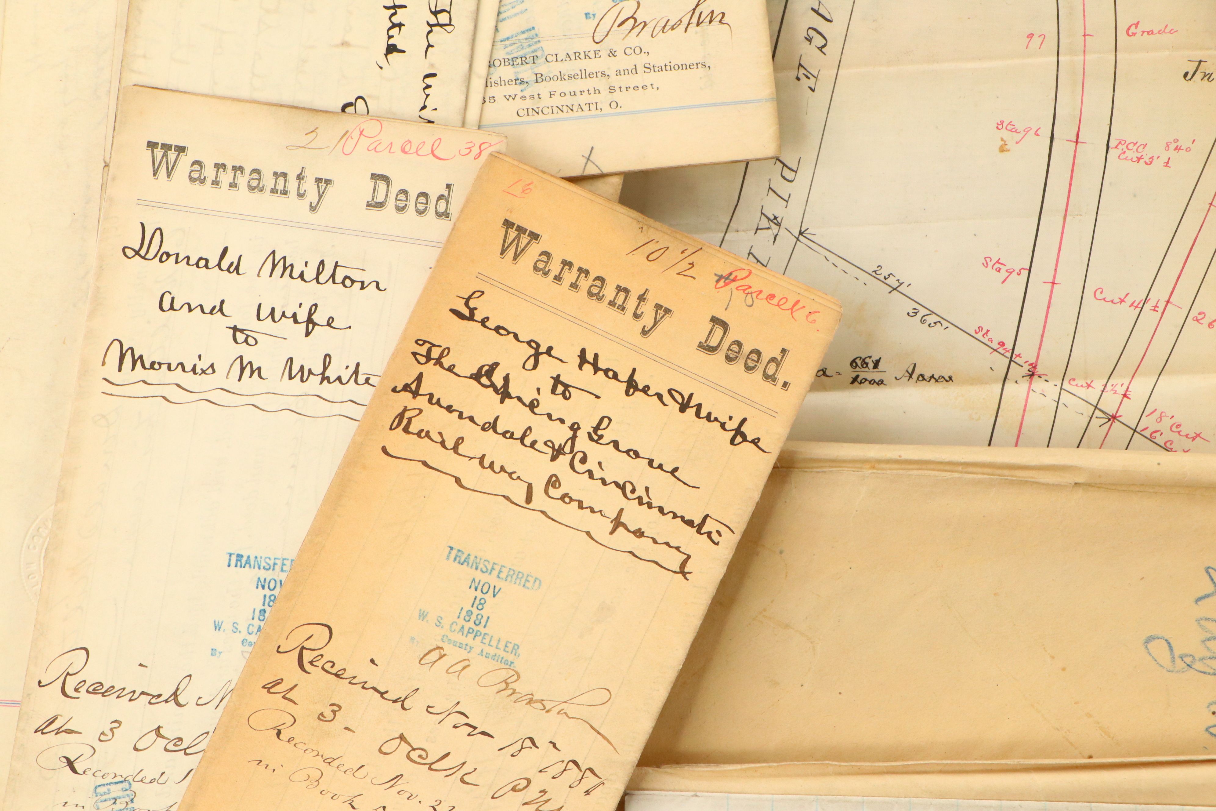 Cincinnati Law Office Letters with Postcards and More, Late 19th/Early 20th C.