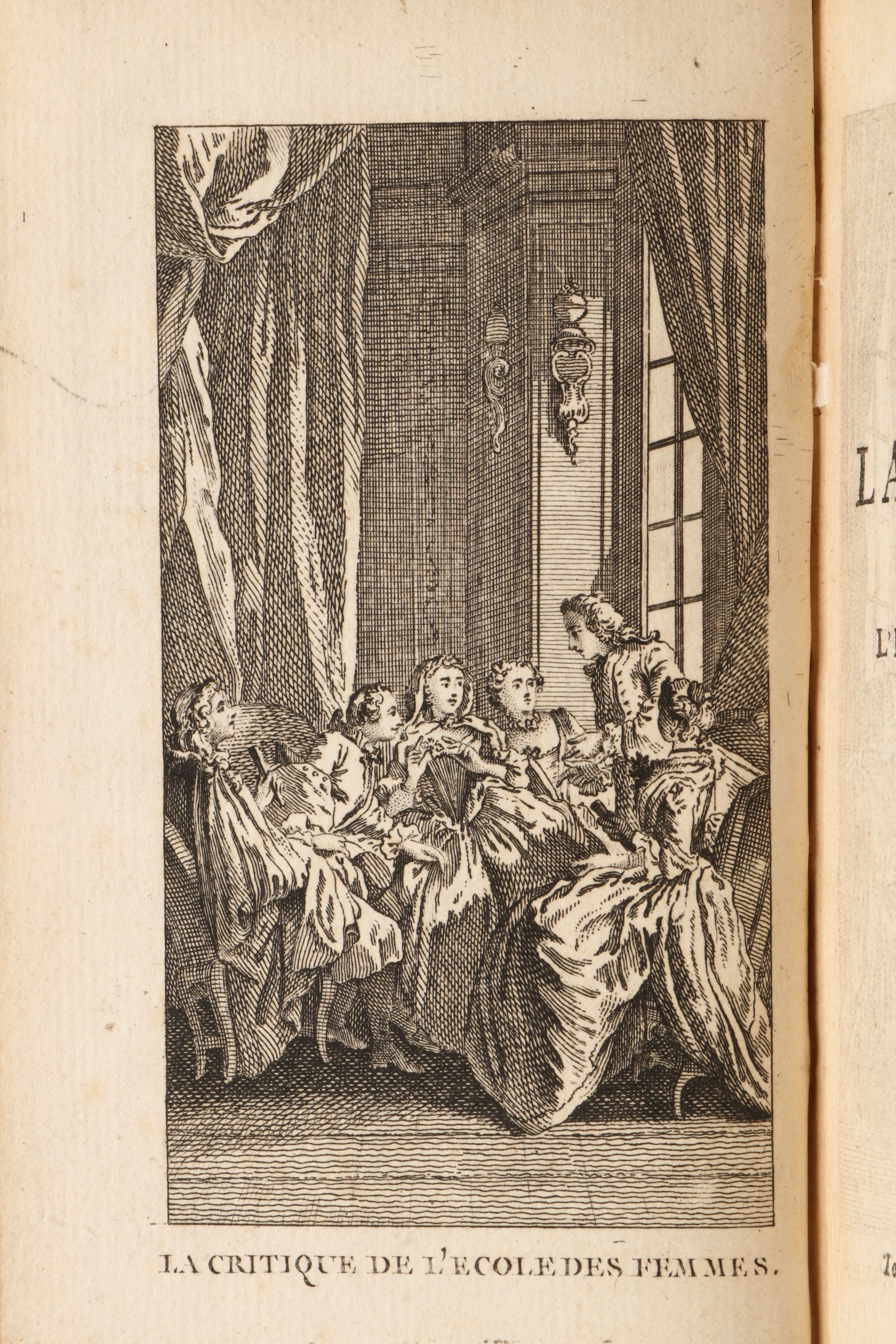 Leather Bound "Œuvres de Molière" Seven-Volume Set, 1760