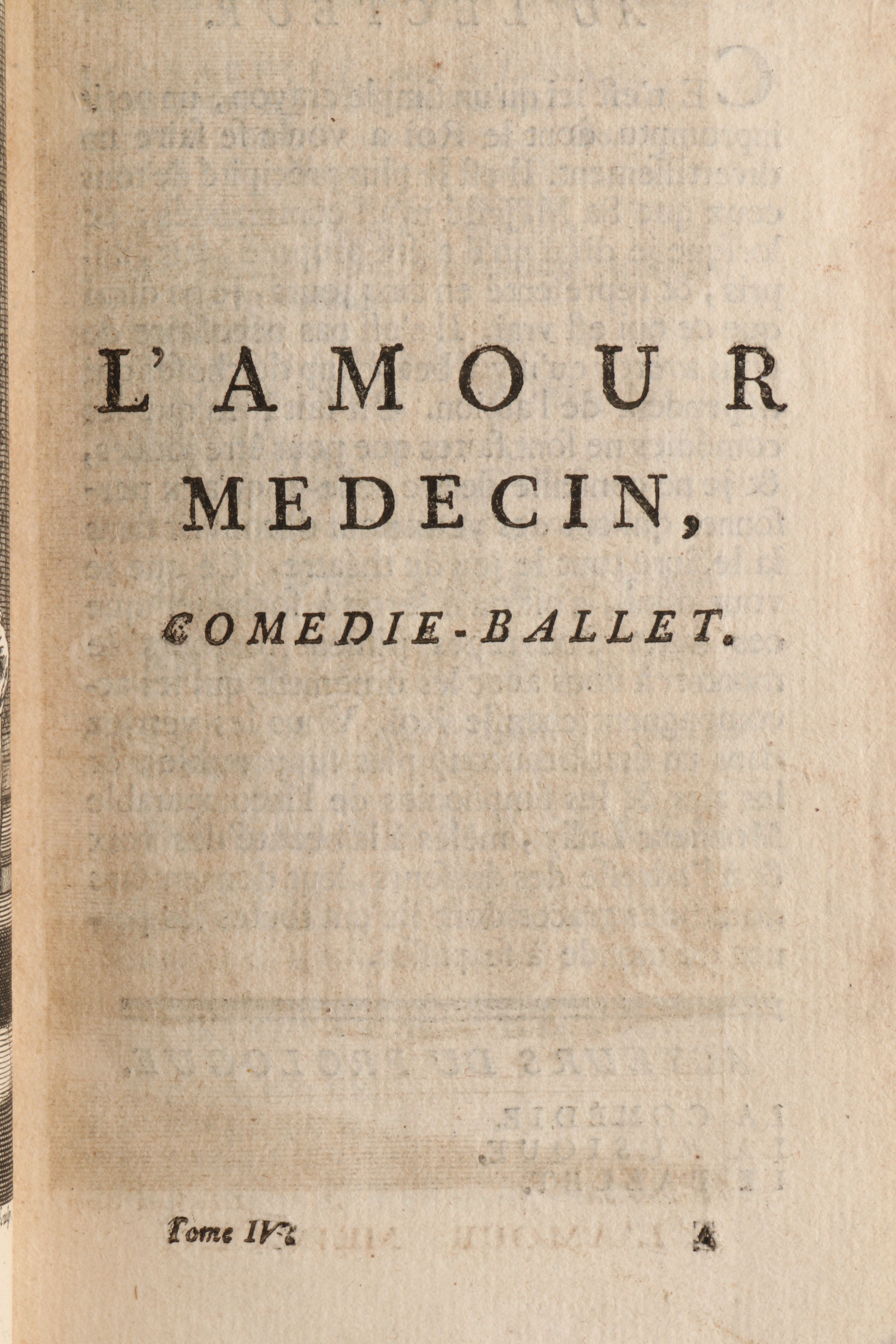 Leather Bound "Œuvres de Molière" Seven-Volume Set, 1760