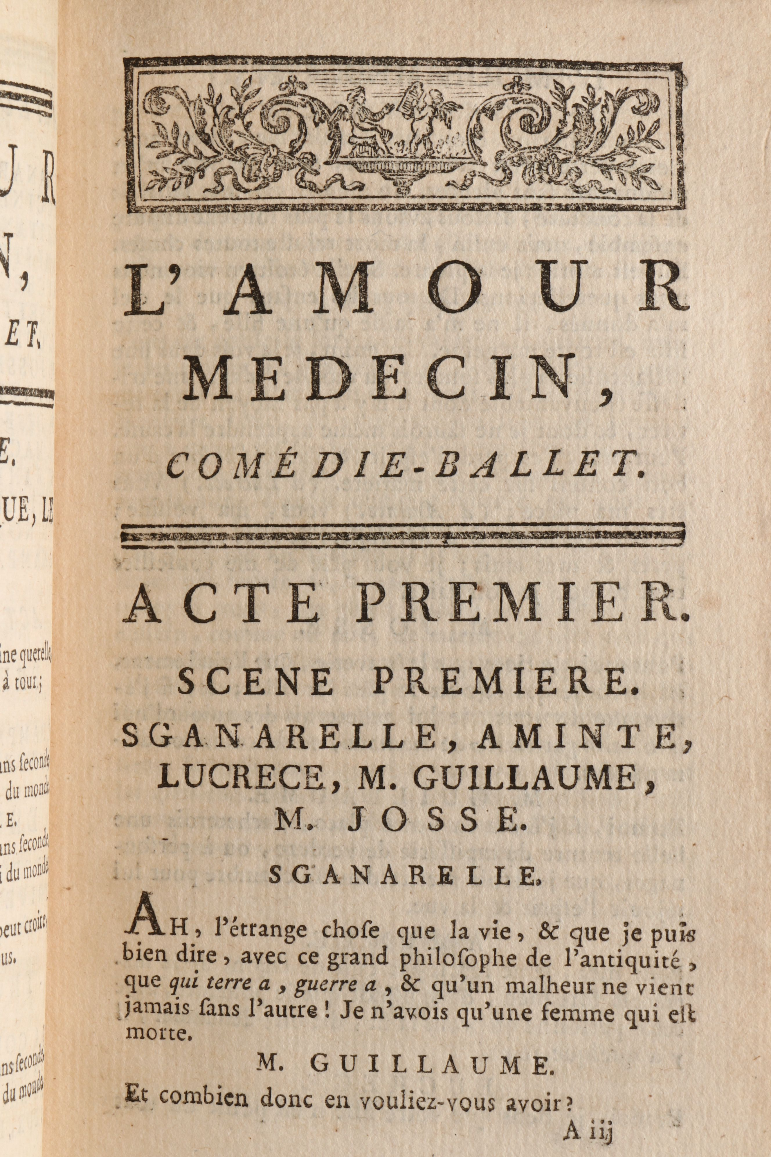 Leather Bound "Œuvres de Molière" Seven-Volume Set, 1760