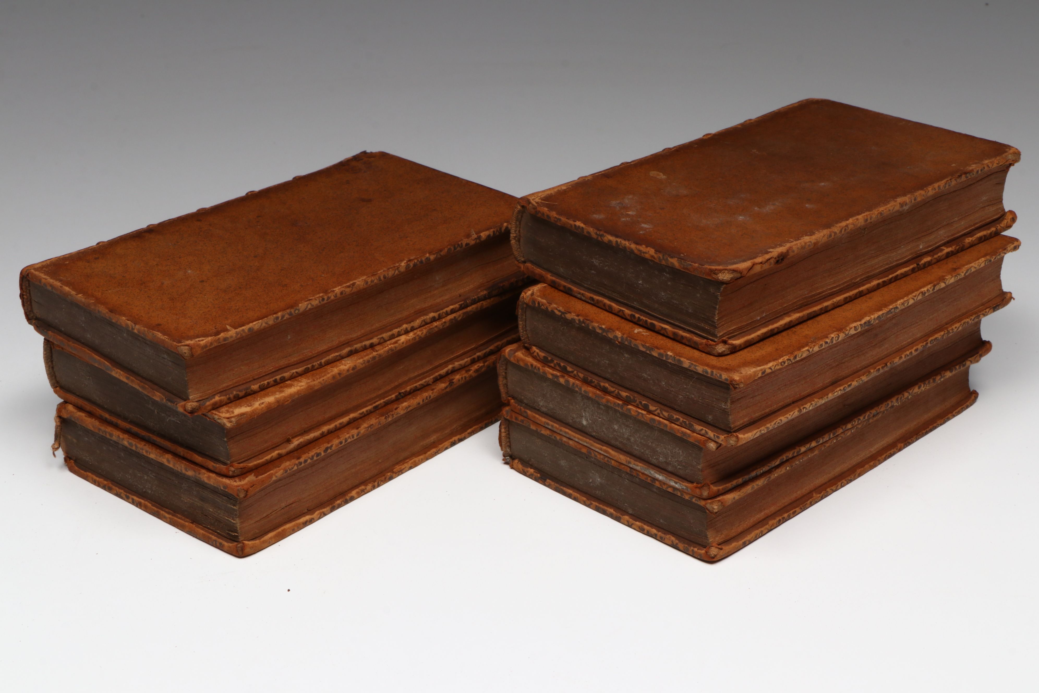 Leather Bound "Œuvres de Molière" Seven-Volume Set, 1760