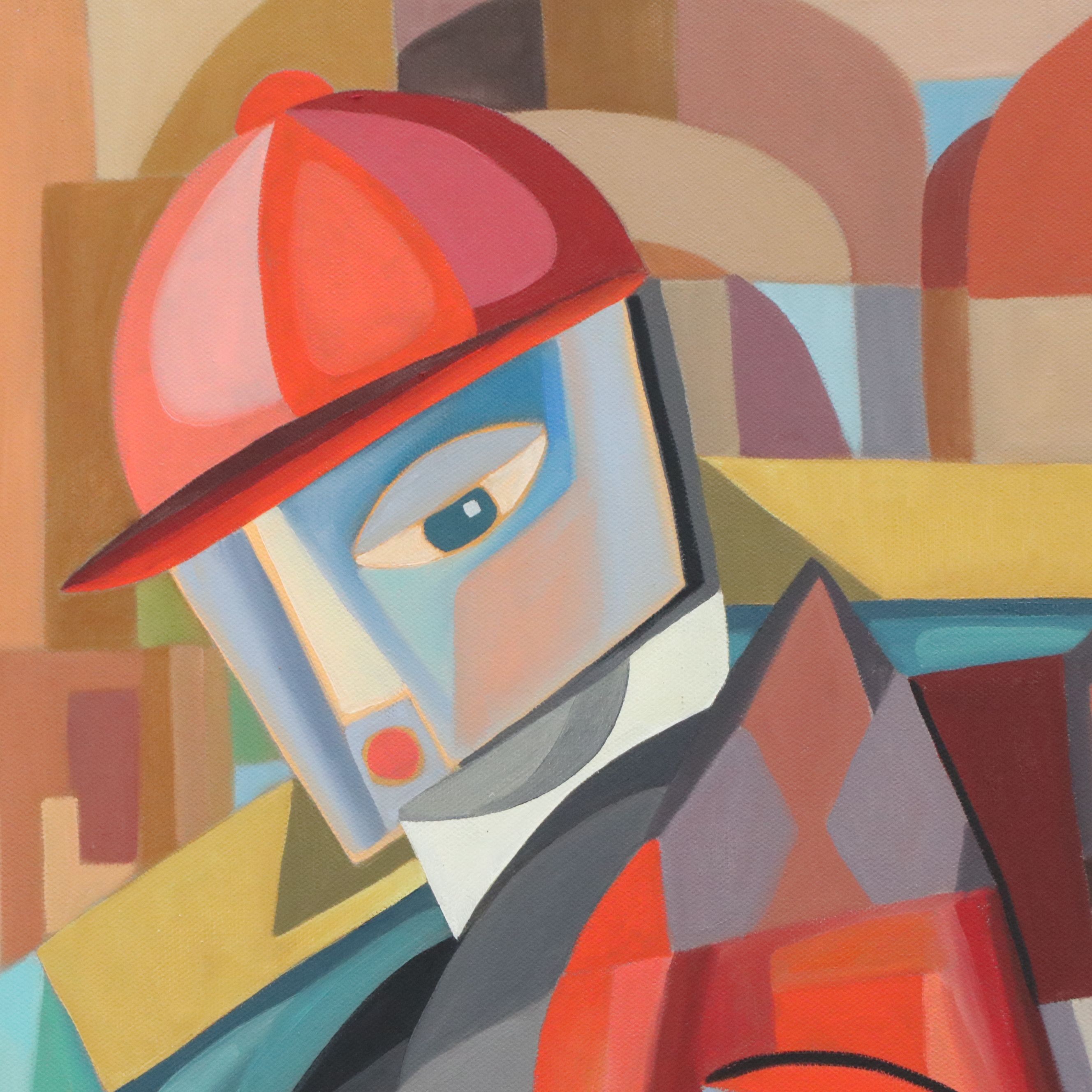 Dania Sierra Abstract Oil Painting "Breaking Ground," 2024