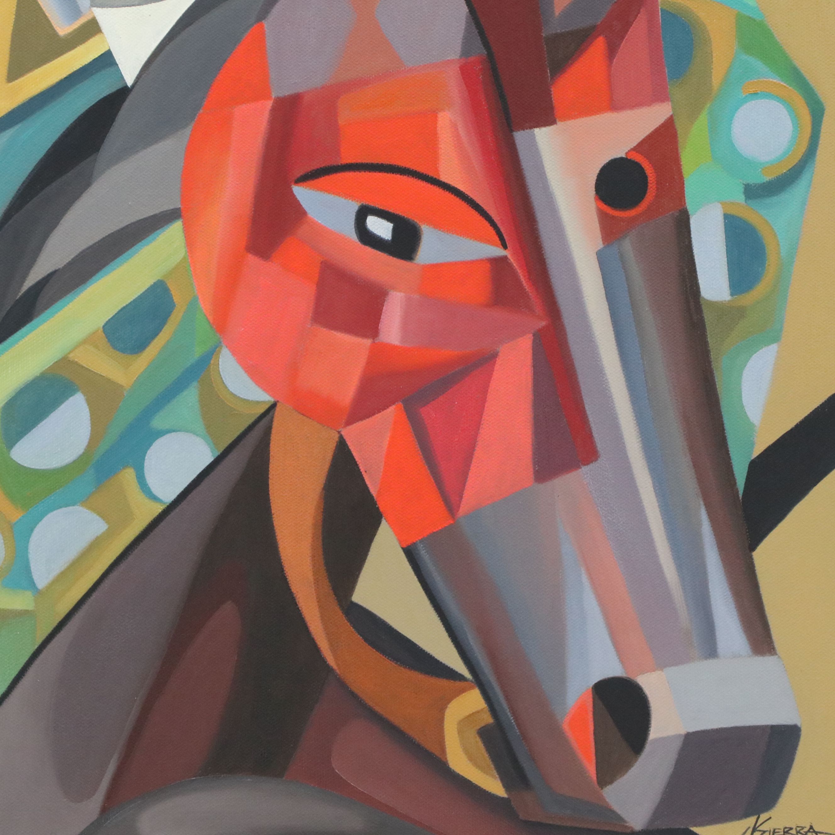 Dania Sierra Abstract Oil Painting "Breaking Ground," 2024