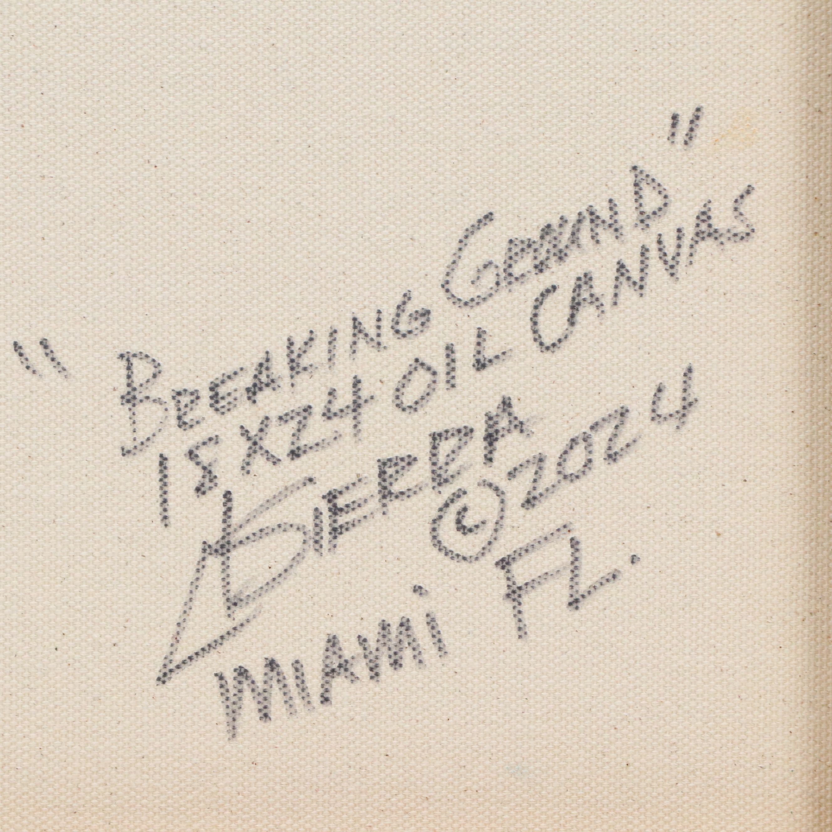 Dania Sierra Abstract Oil Painting "Breaking Ground," 2024