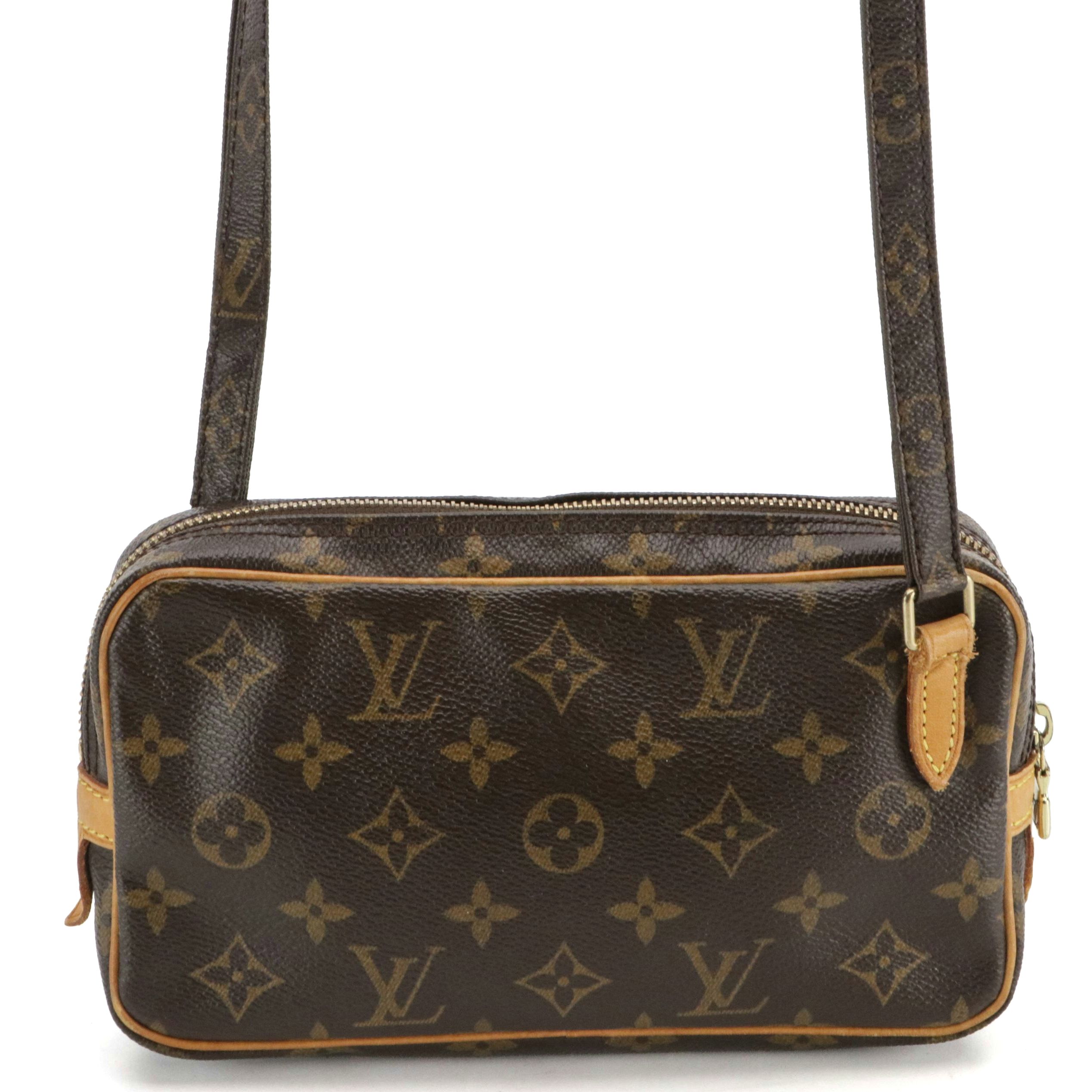 Louis Vuitton Marly Bandoulière Crossbody Bag in Monogram Canvas and Leather